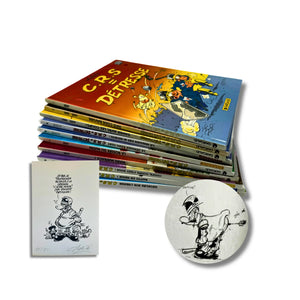 C.R.S. Détresse Vol. 1 to 10 - Signed by Achdé, includes limited edition ex-libris - First edition / Reprint