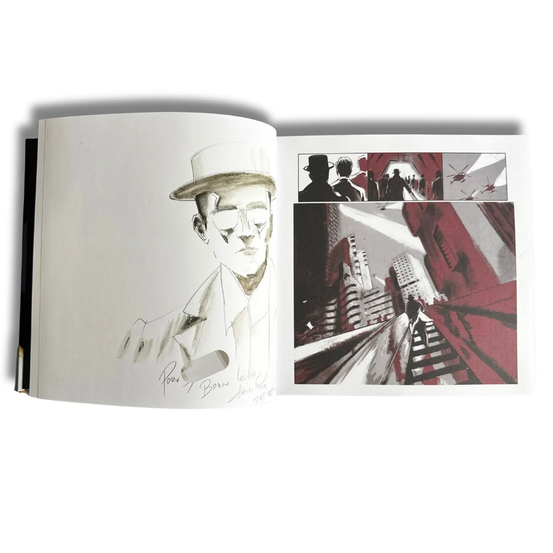 Lot de 2 BD 1985 et 1984 (Édition collector avec Pop-up) - Dédicace de Xavier COSTE - EO 2021-24