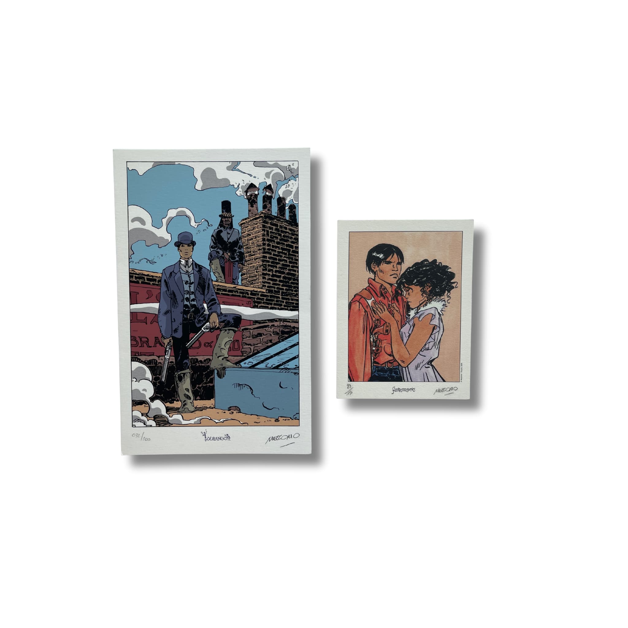 Ethan Ringler - intégrale T1, T2, T3 et T4, avec 4 dédicaces de Mezzomo et 2 ex-libris signés et numérotés — EO 2004-2005-2007-2008