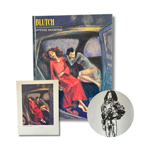 Vitesse moderne — dédicace, signée par Blutch et ex-libris tirage limité — EO 2002