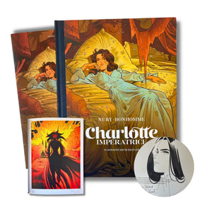 Charlotte Impératrice, 4 - Soixante ans de solitude, dédicace Bonhomme, dossier - tirage limité - 2025
