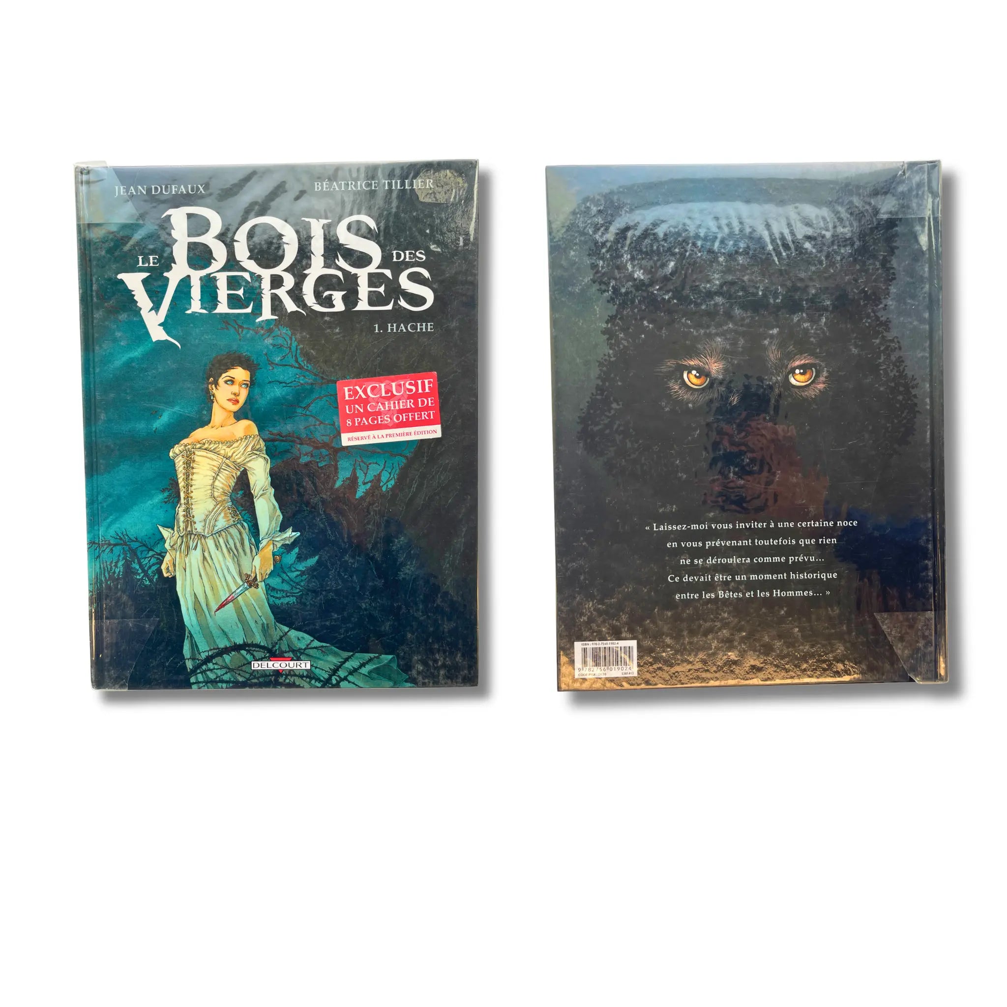 Le bois des Vierges T1 et T2, deux dédicaces par Tillier, ex-libris tirage limité 151/300