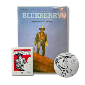 Une aventure du Lieutenant Blueberry T1,dédicace Blain, ex-libris tirage limité - EO
