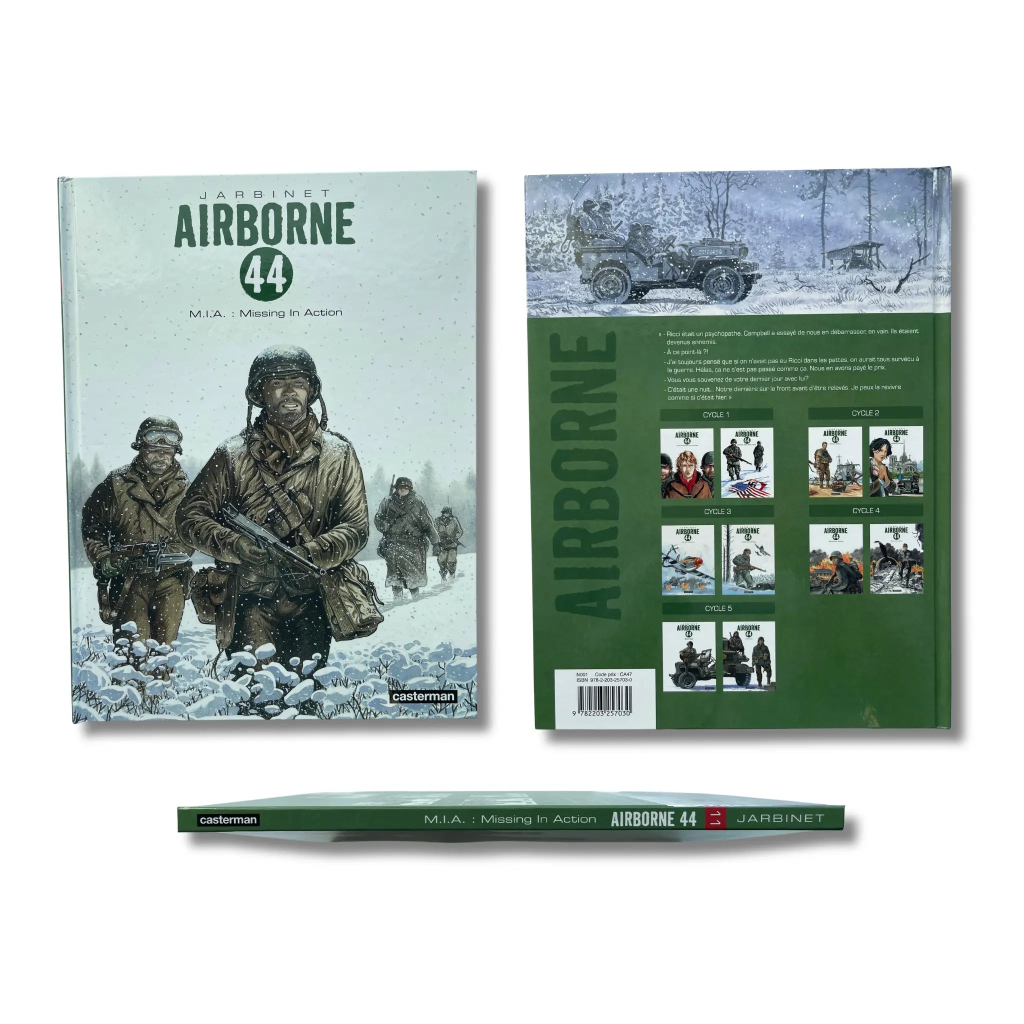 Airborne 44 - 11. M.I.A. - Missing In Action, dédicace et signée par Philippe Jarbinet — EO 2025