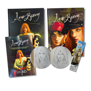 Ann Bonny, la Louve des Caraïbes - Livre 1 et 2, deux dédicaces, signées par Franck Bonnet avec un poster — EO 2024-2026