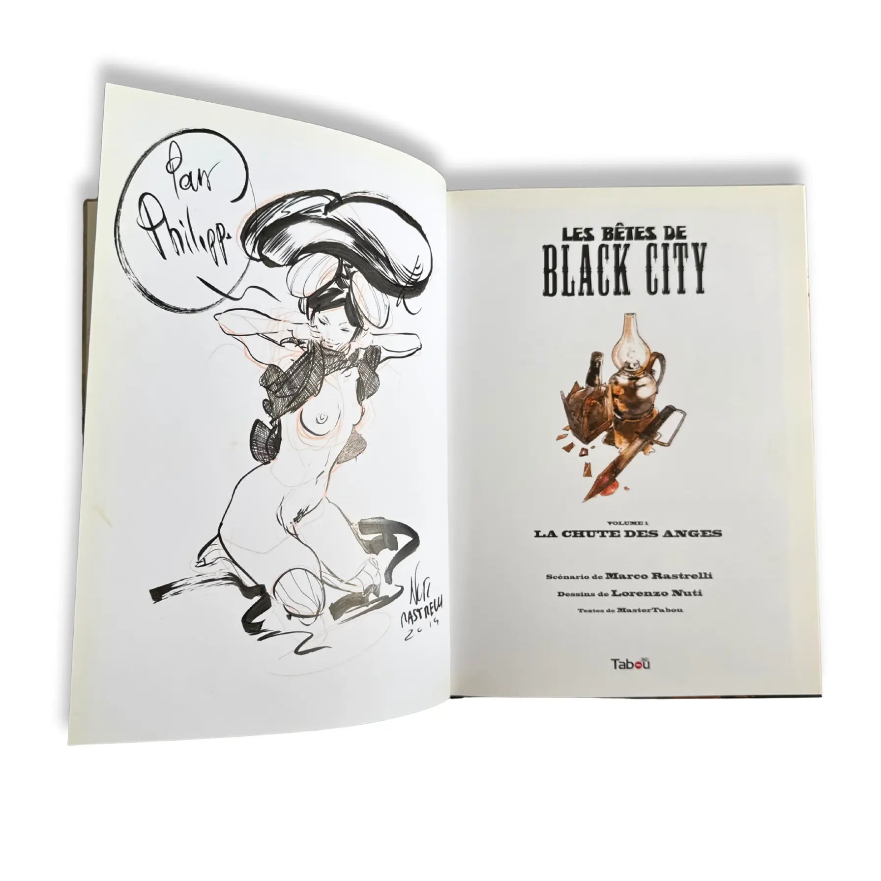 Les bêtes de Black City Tome 1 à 3  - 3xDédicace de Nuti - EO 2011-15