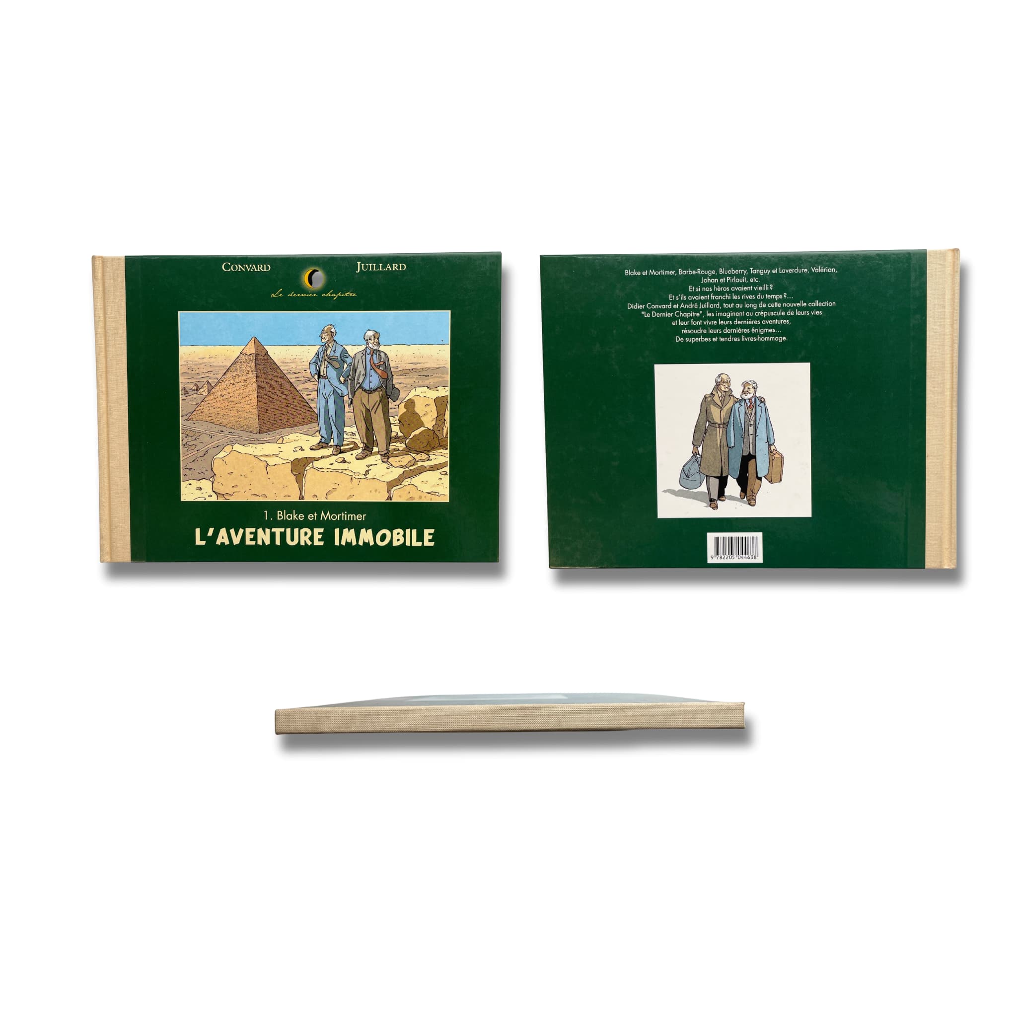 1. Blake et Mortimer - L'aventure immobile, dédicace signée par Juillard avec ex-libris — EO 1998