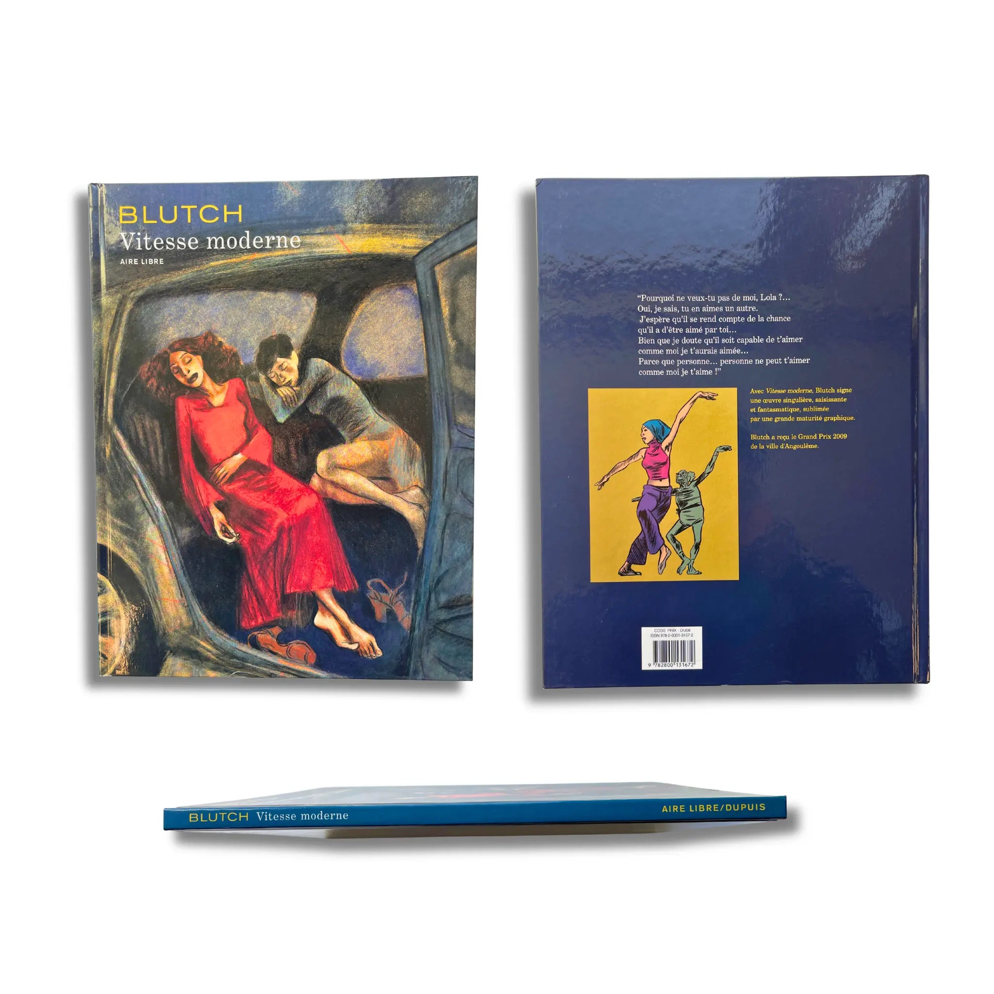 Vitesse moderne — dédicace, signée par Blutch et ex-libris tirage limité — EO 2002