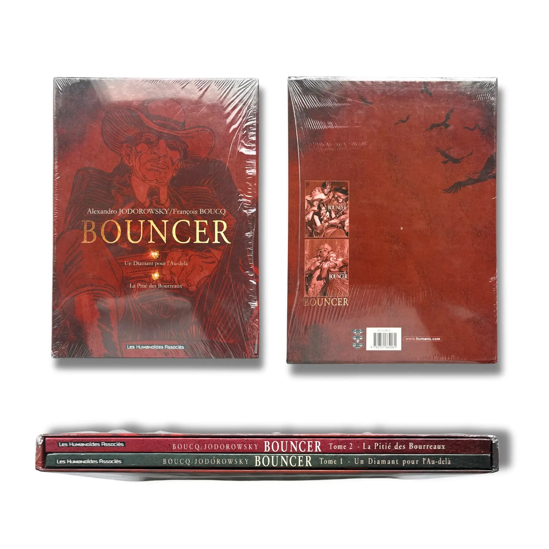 Bouncer – Coffret : T1 & T2  | EO 2001-02 - 2x dédicacée par François Boucq, avec ex libris