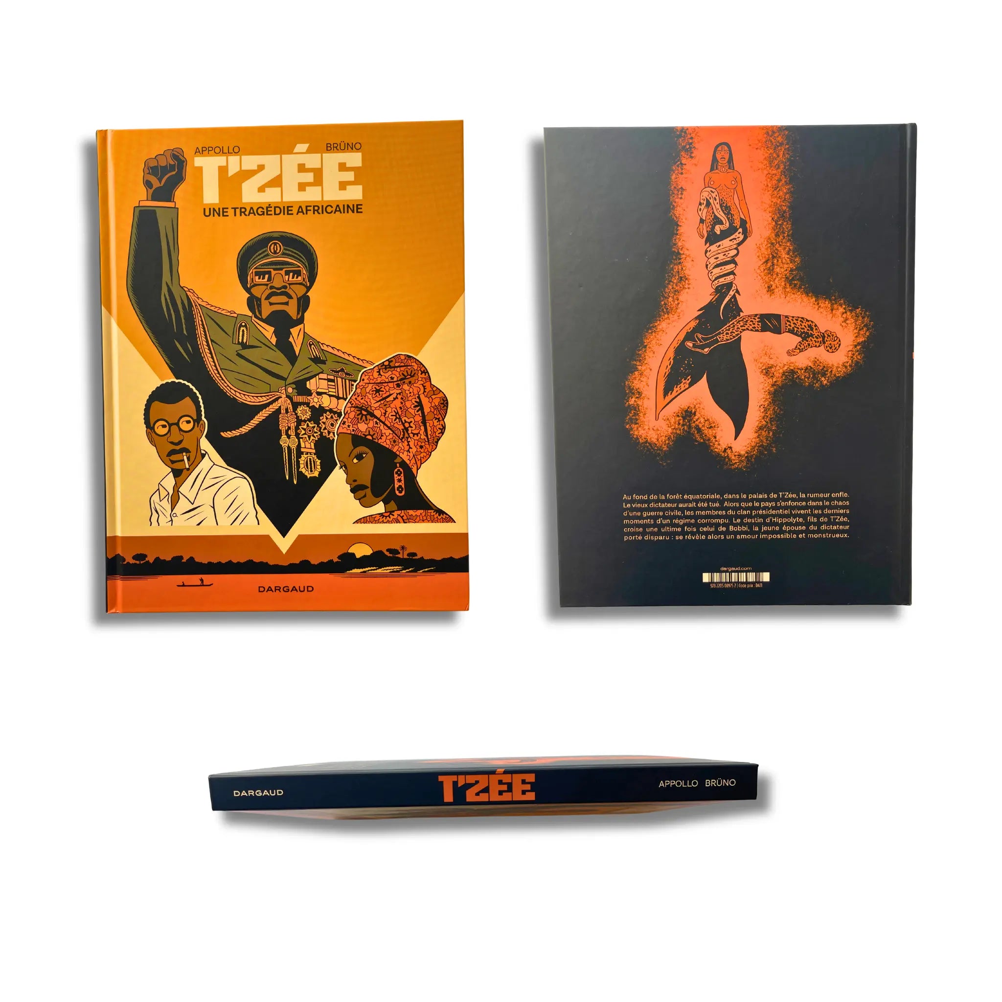 T'zée - Une tragédie africaine — dédicace, signée par Brüno et ex-libris signé — EO 2022