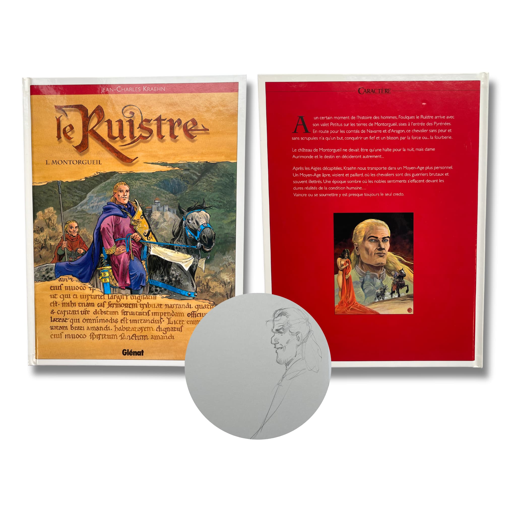 Coffret LE RUISTRE T1 + MAKING OFF - 2x Dédicace de Kraehn - EO 2001