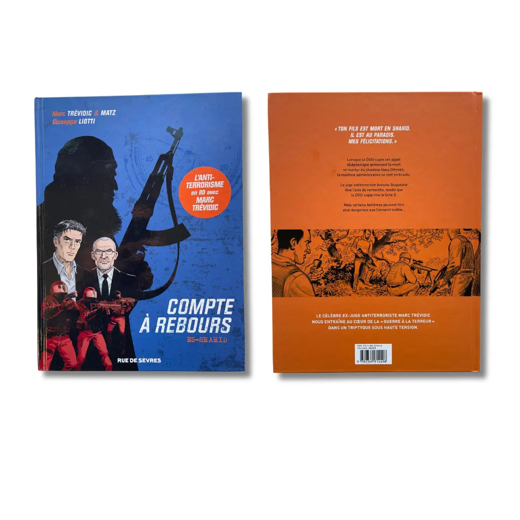 Compte à rebours – T. 1, 2 et 3, dédicace, signée par Giuseppe Liotti — EO 2018-2019