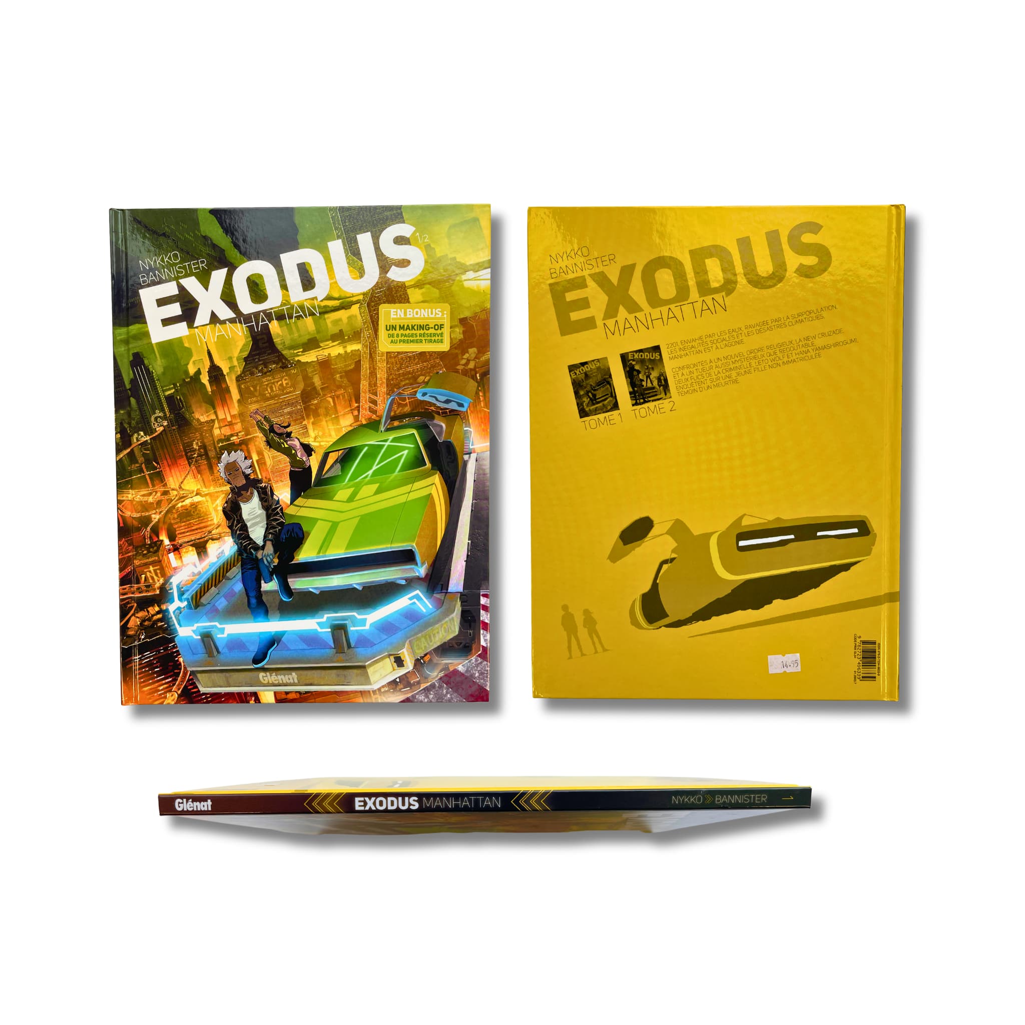 Exodus Manhattan, dédicace  signée par Bannister — EO 2018