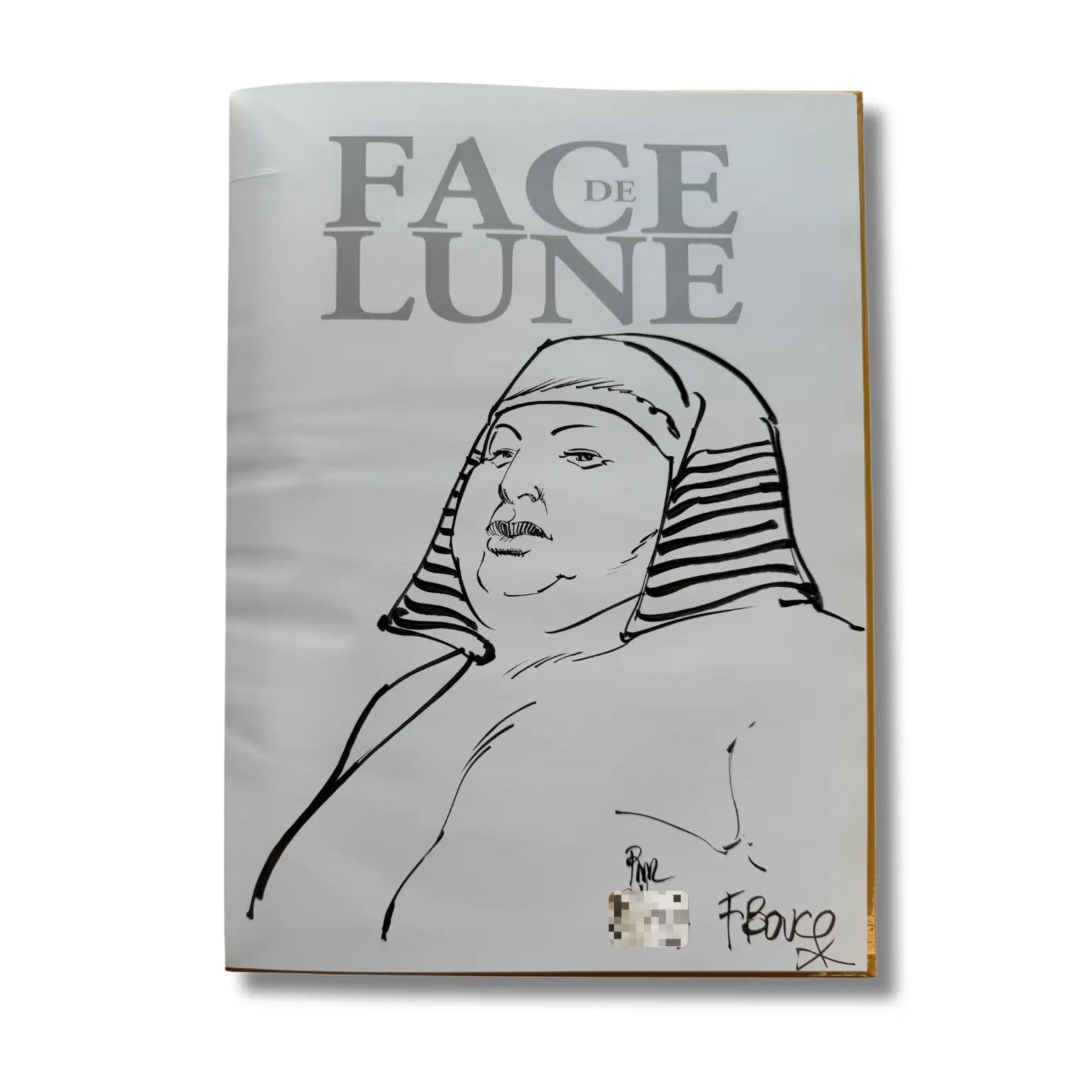 Face de Lune, Dédicacée par François Boucq, EO 2004