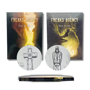 Freaks agency - T1 et 2, deux dédicaces signées par François Baranger — EO 2005-2006