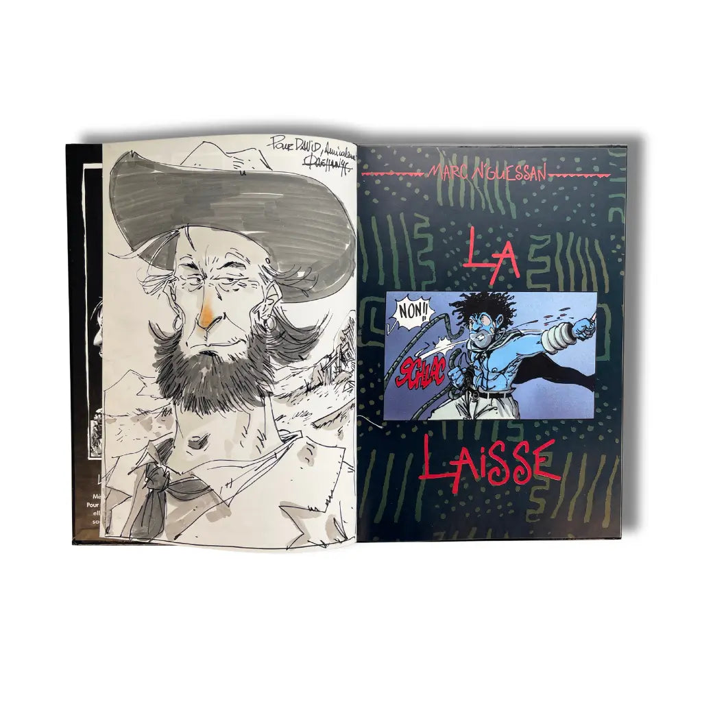 Gadel le fou T1 + T2 + Dédicace colorée de Marc N'Guessan - EO 1993-4