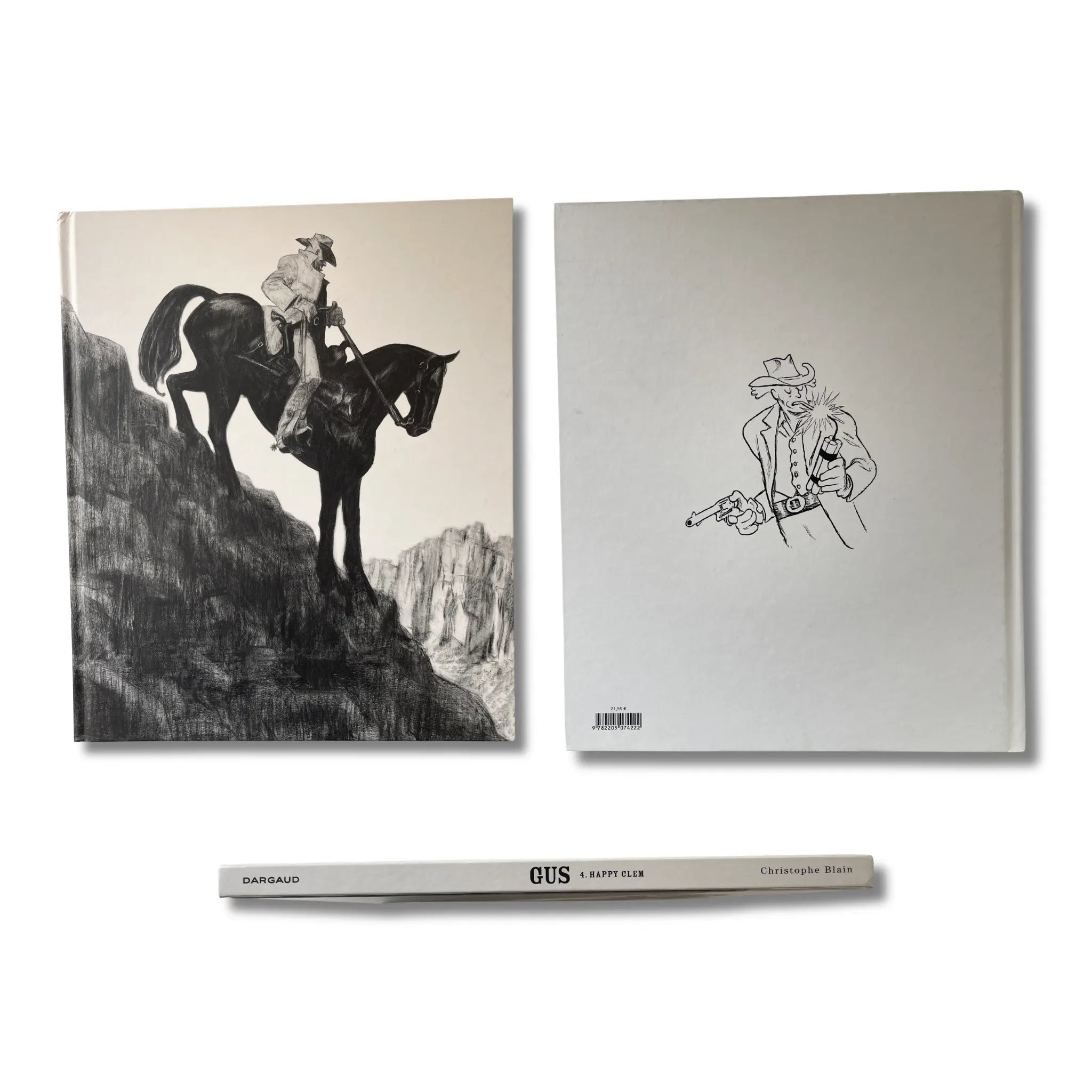 Gus - 4. Happy Clem, dédicace, signée par Christophe Blain avec ex-libris limité — EO 2017