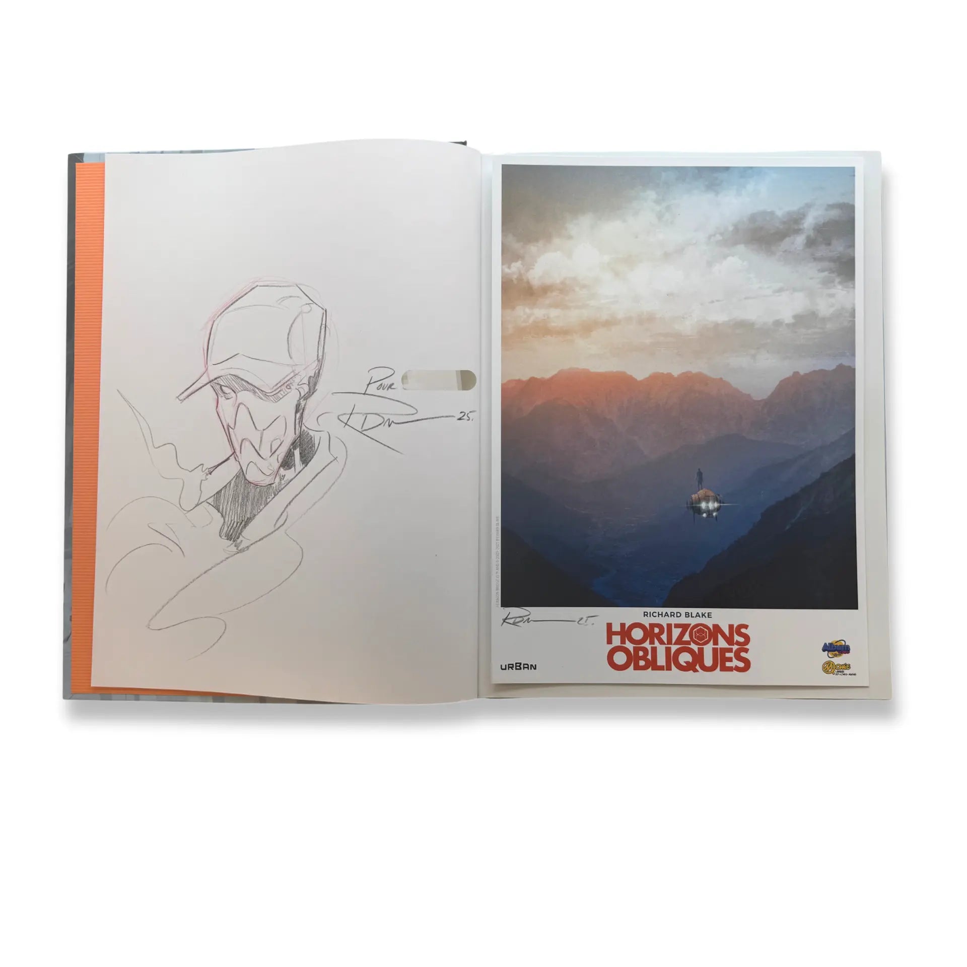 Horizons Obliques - Dédicace de Richard Blake + Ex-libris signé - EO 2024