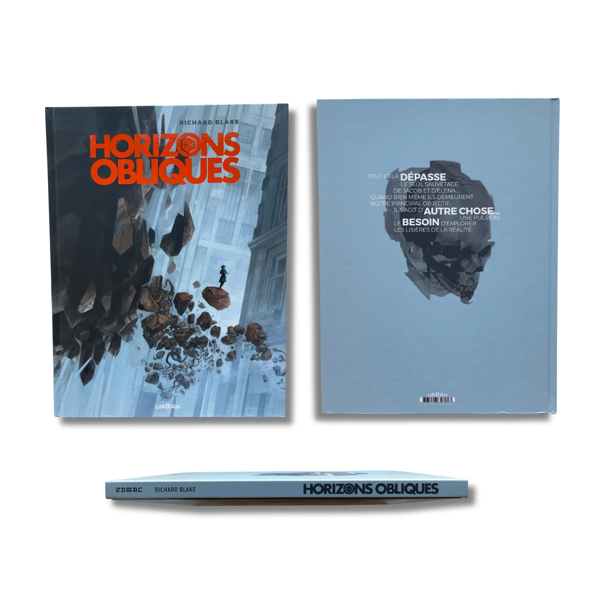 Horizons obliques, dédicace en couleur, signée par Richard Blake avec ex-libris signée  — EO 2024