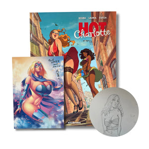 Hot Charlotte – dédicace signée par Vincenzo Cucca  avec ex-libris signé – EO 2012