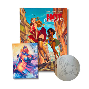 Hot Charlotte – dédicace signée par Vincenzo Cucca  avec ex-libris signé – EO 2012