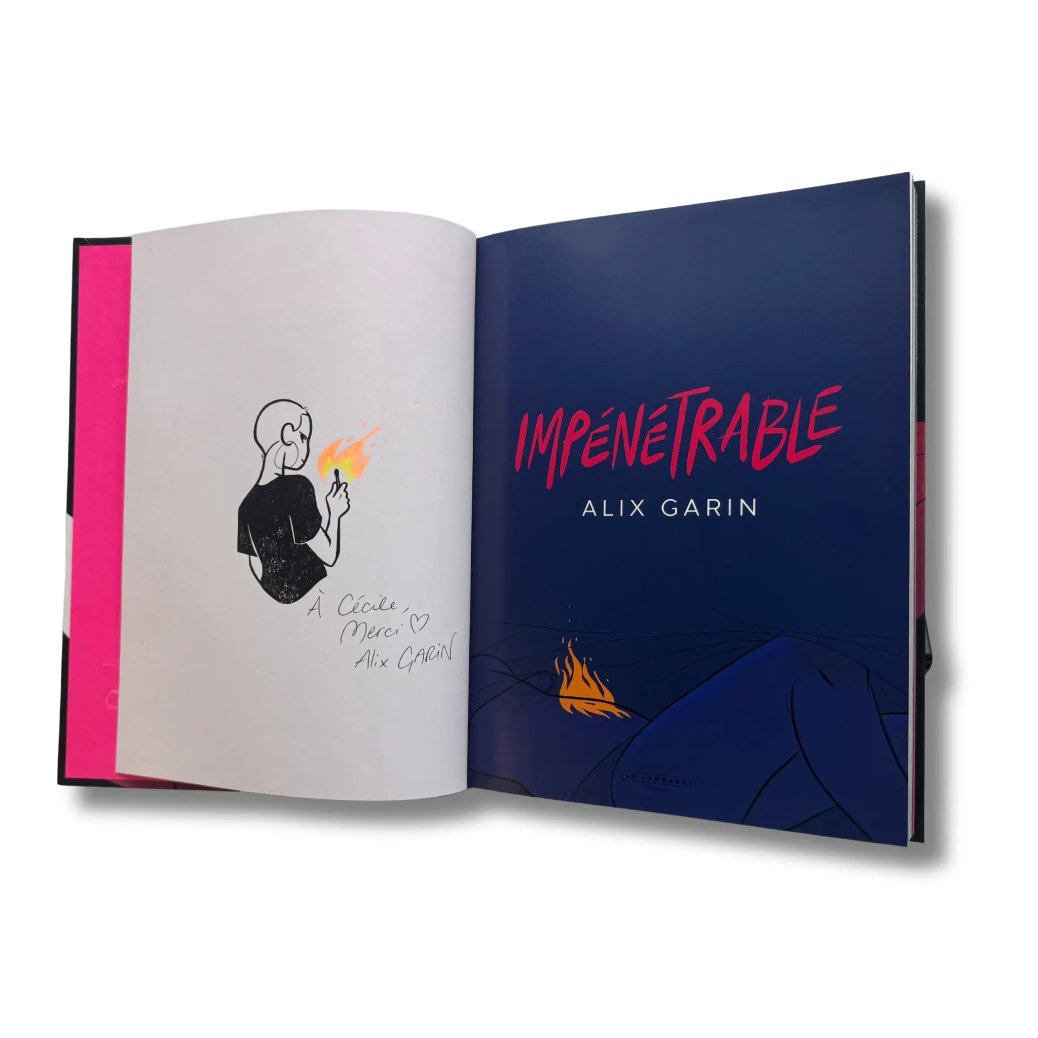 Impénétrable - Impénétrable avec dédicace couleur et signée par Alix Garin- EO 2024