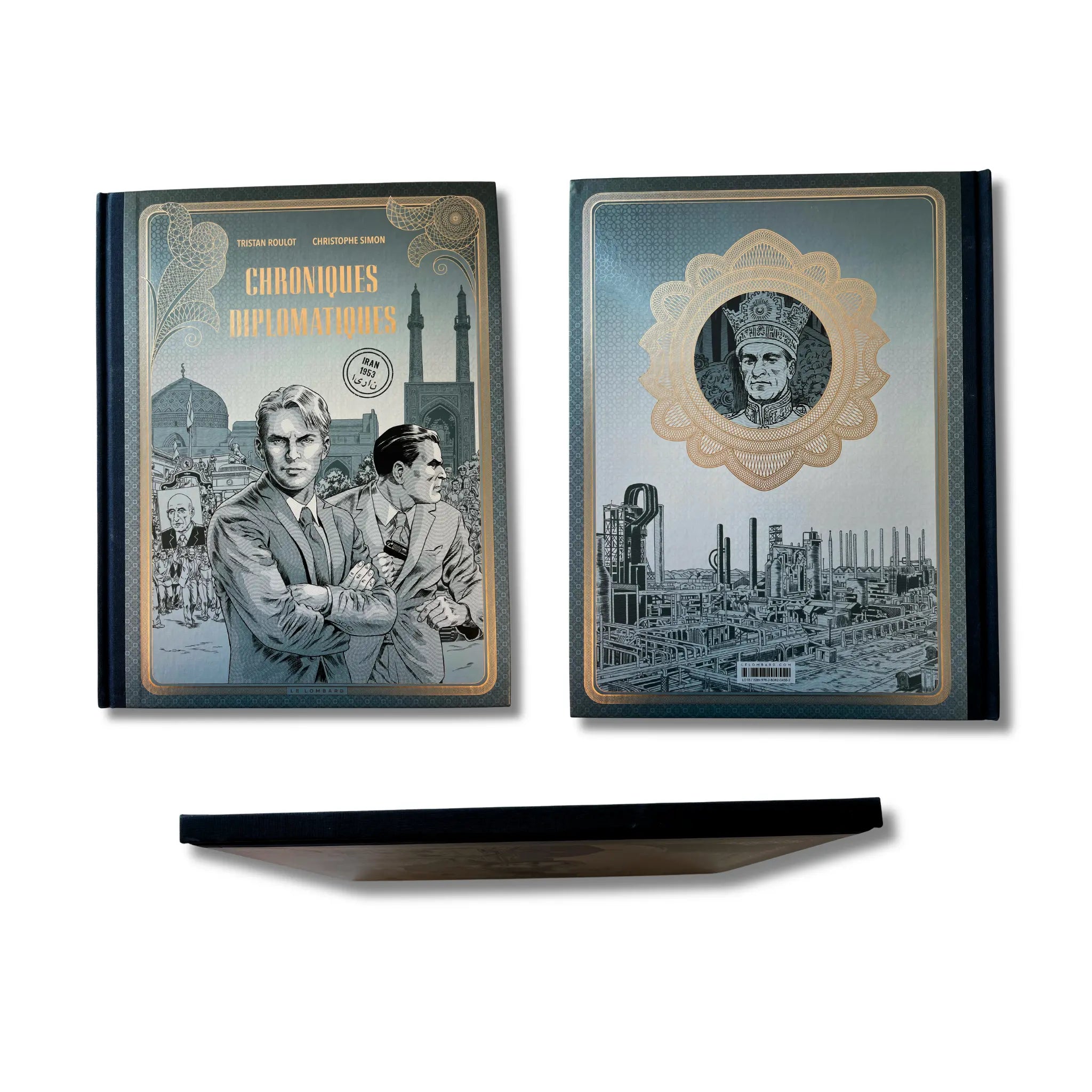 Chroniques Diplomatiques - 1. Iran 1954 et 1955 - trois dédicaces de Simon - EO
