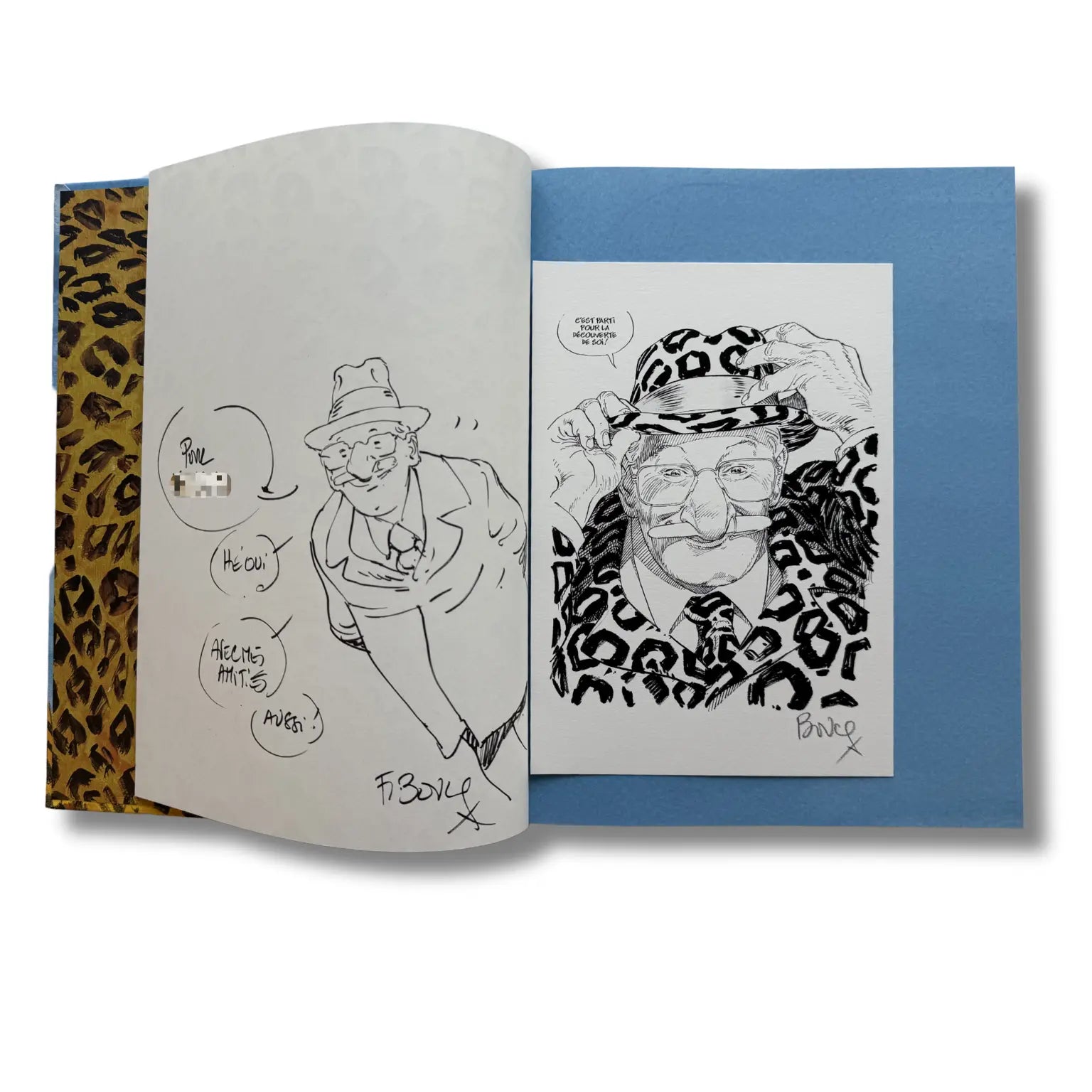 Les aventures de Jérôme Moucherot Tome 6, Dédicacée par François Boucq, avec ex-libris 17x12 cm