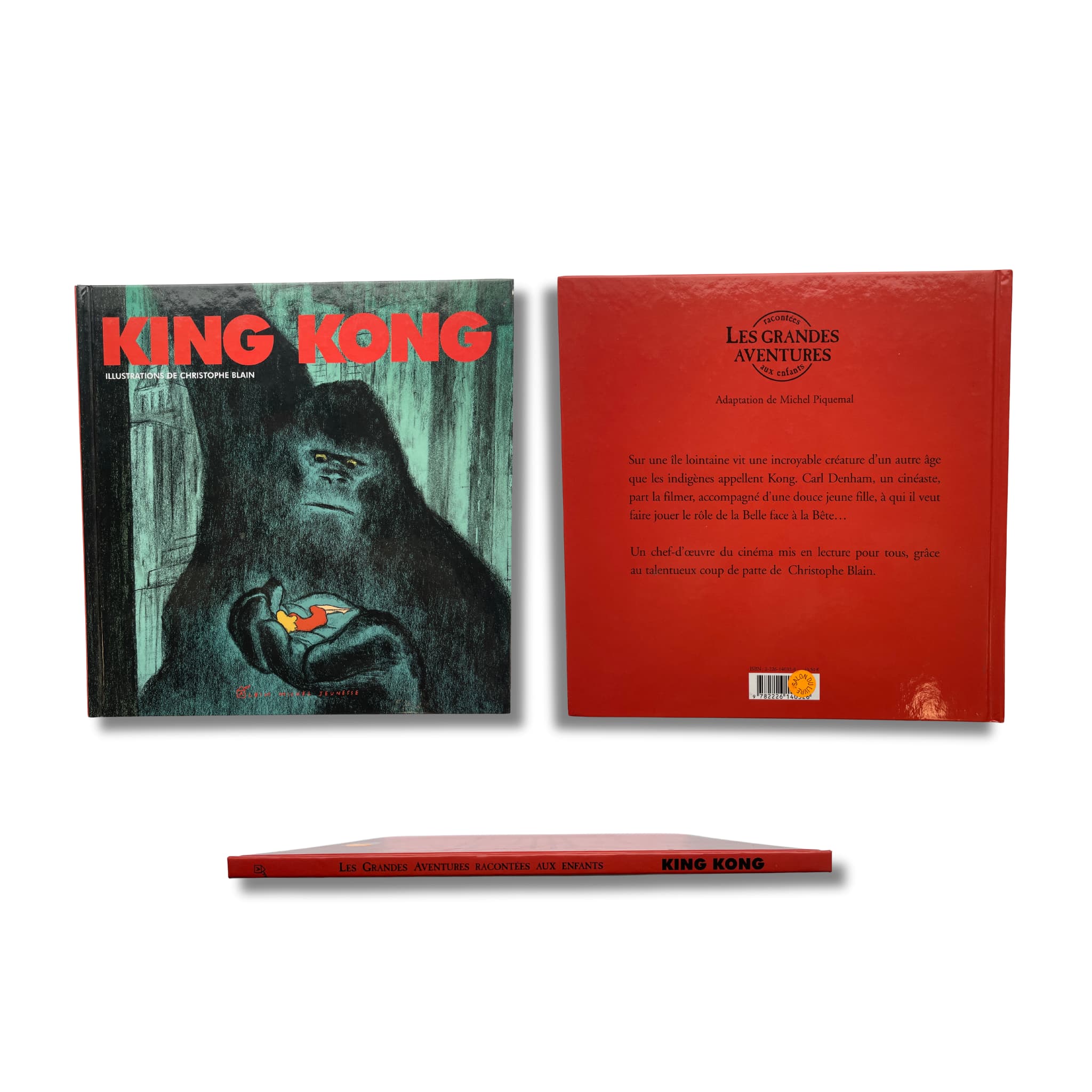 King kong, dédicace signée par Christophe blain avec ex-libris — EO 2004