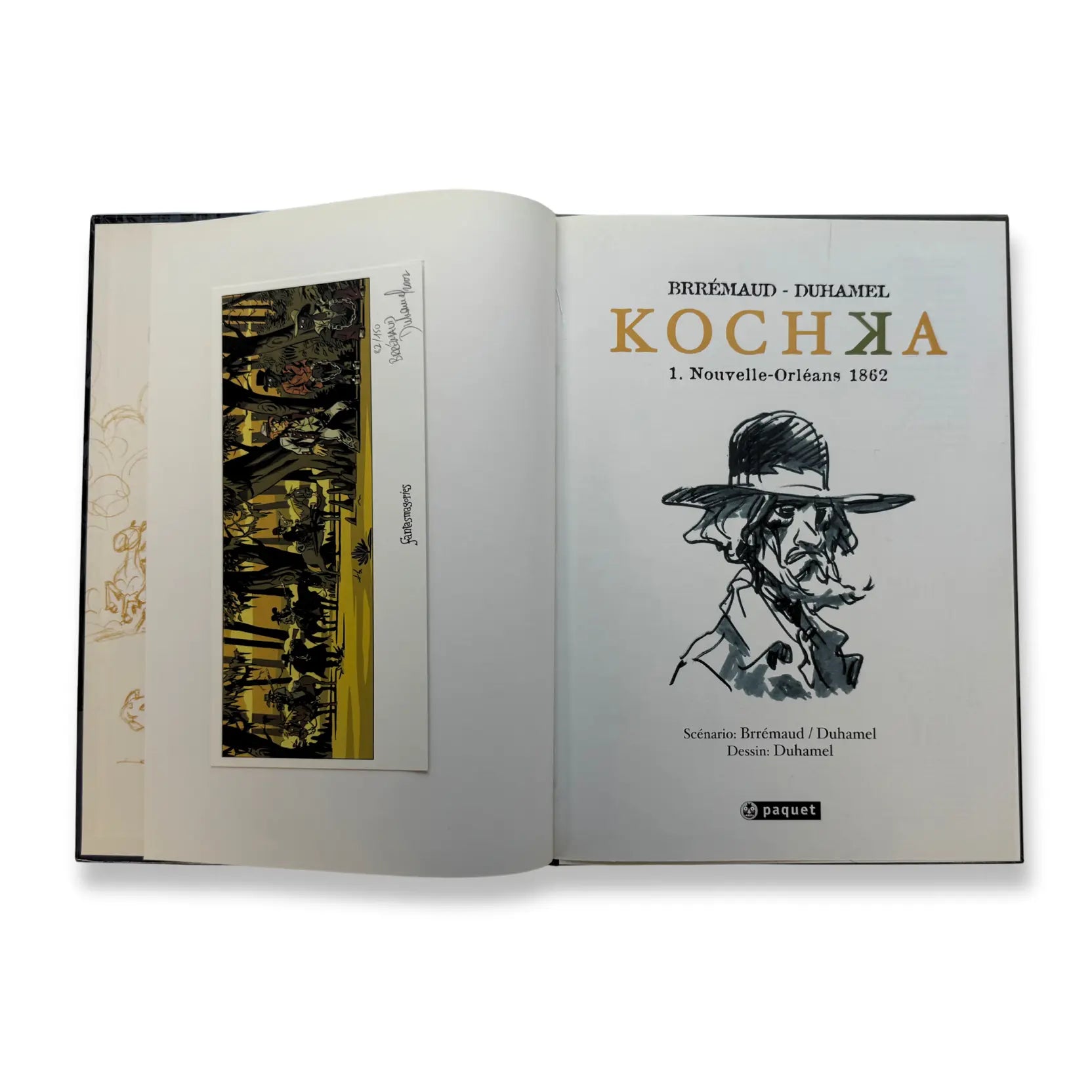 Kochka – Coffret Luxe 4 Tomes | Dédicacés par Duhamel + Ex-libris Singier, numéroté (Tirage limité)