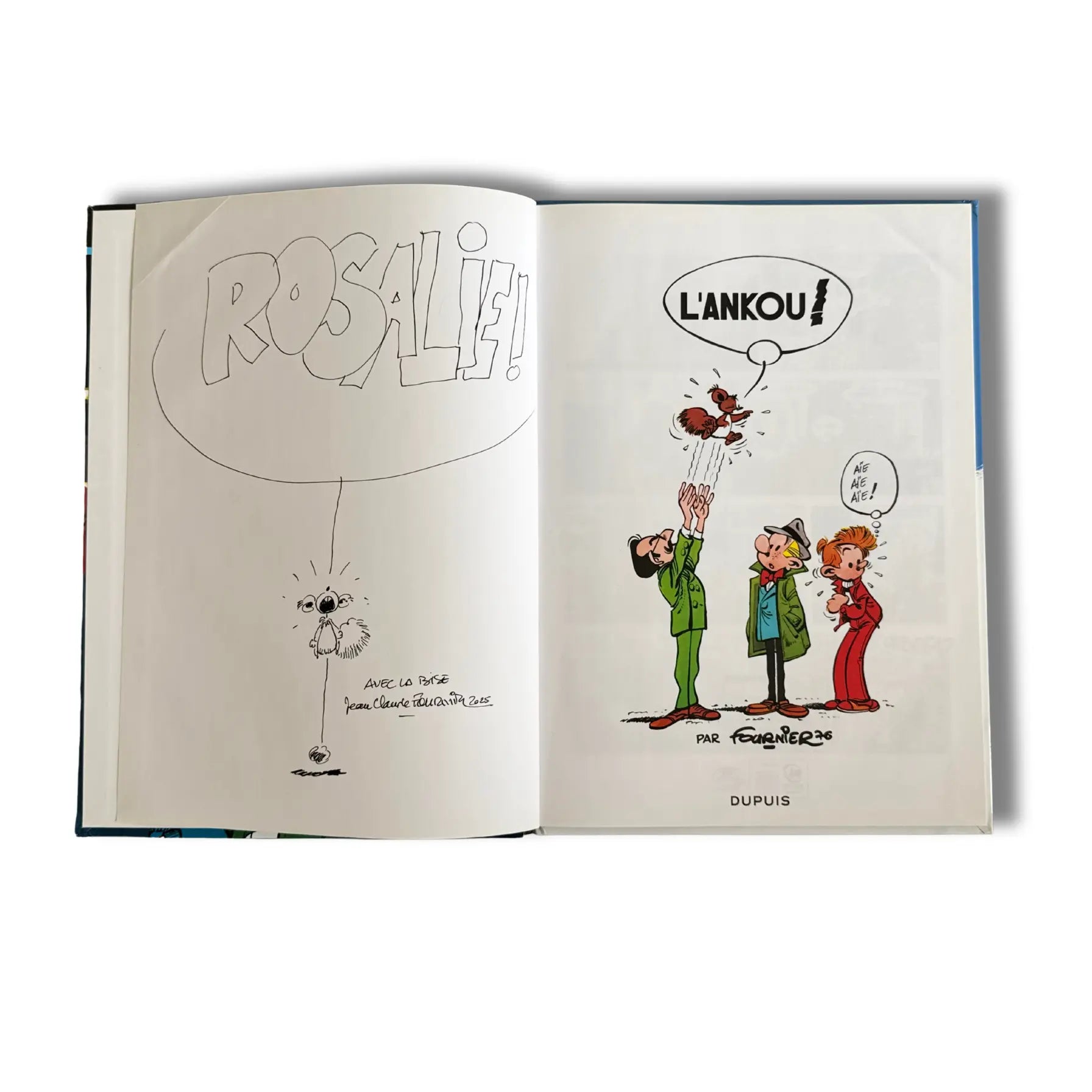 Les aventure de Spirou et Fantasio, L'ANKOU- Dédicace de Fournier - 2015