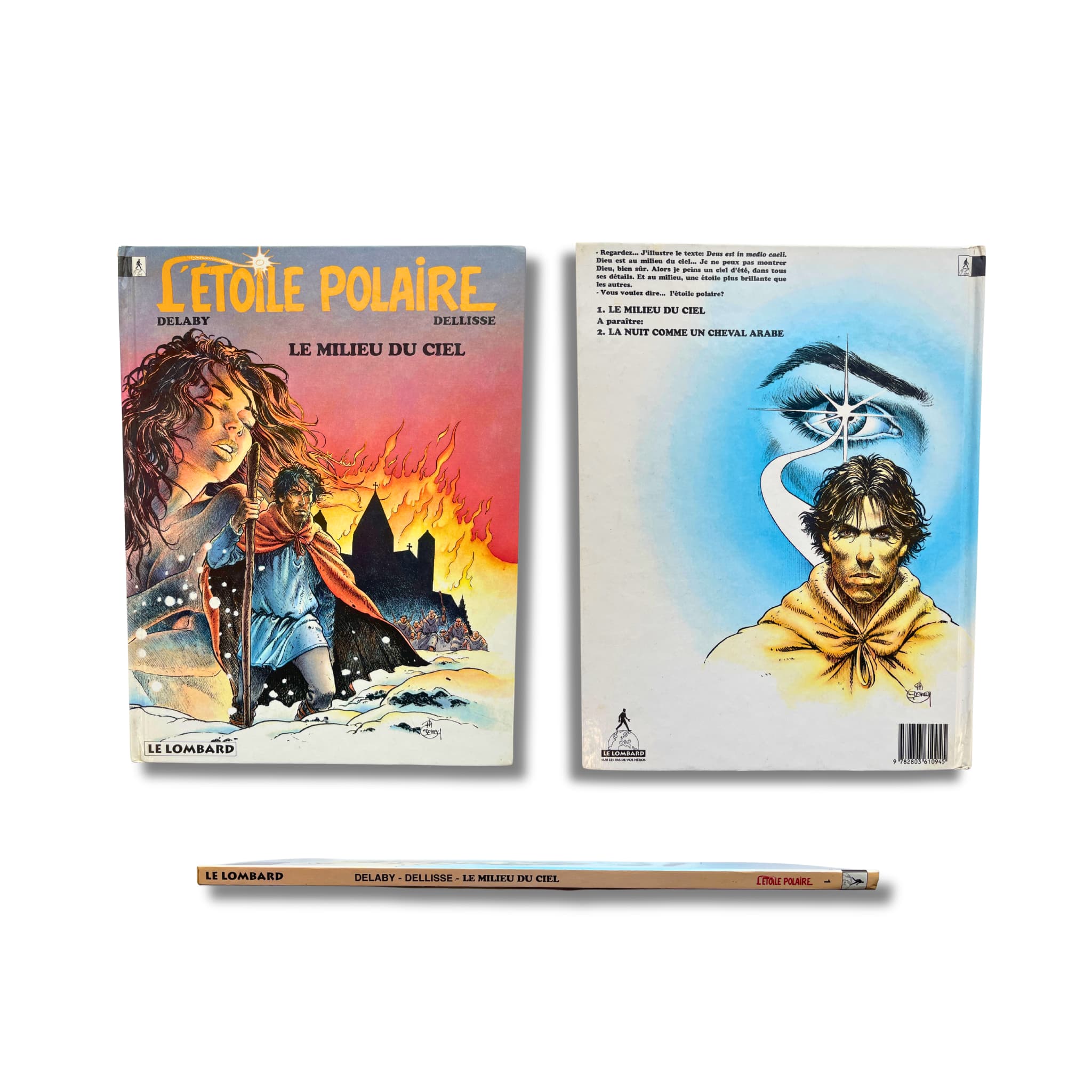 L’Étoile polaire – T1, T2 et T3 – 3 dédicaces en signées par Philippe Delaby et trois ex-libris – EO 1994-95-96