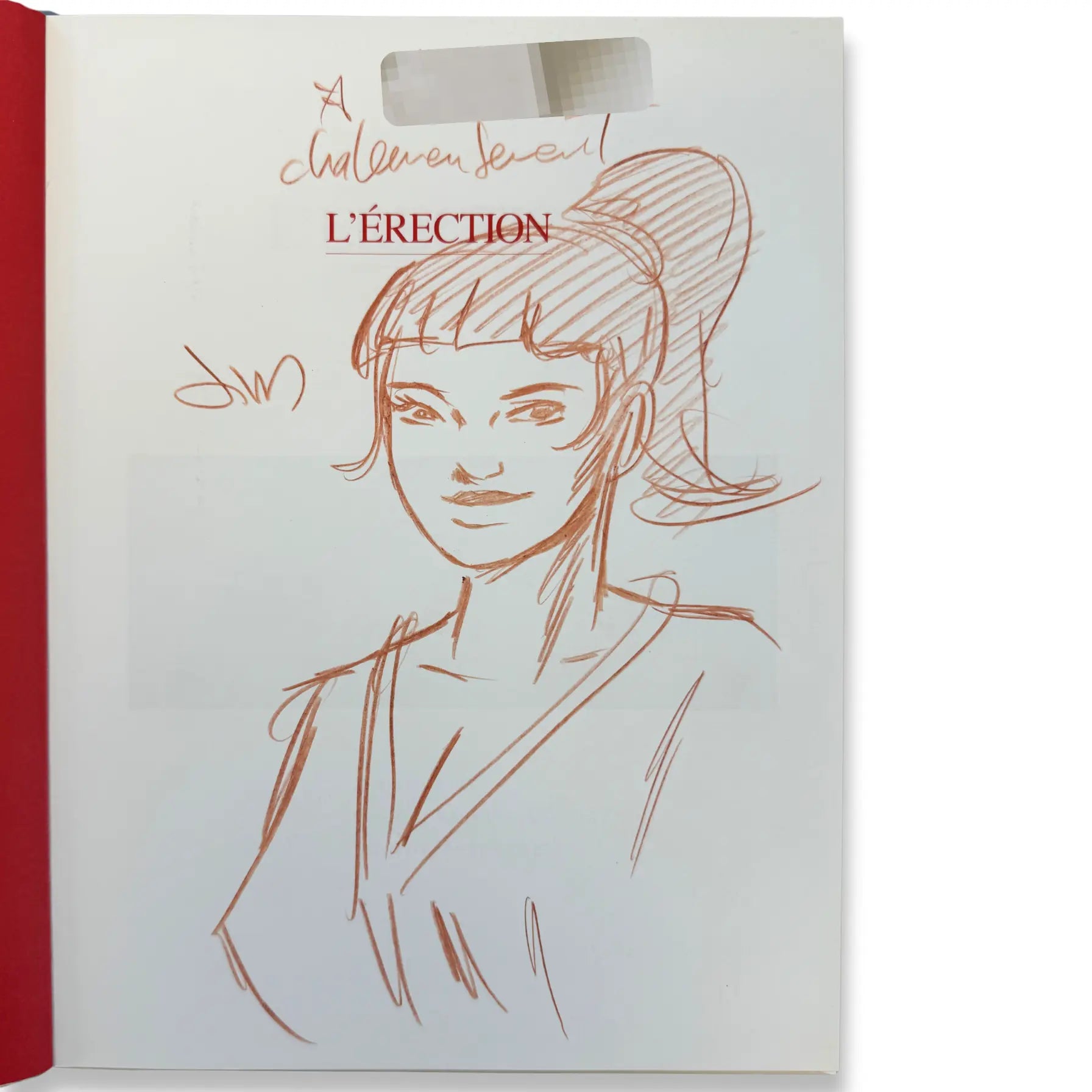 L'érection : Intégrale Tomes 1 et 2 -  dédicace de Jim , EO 2019