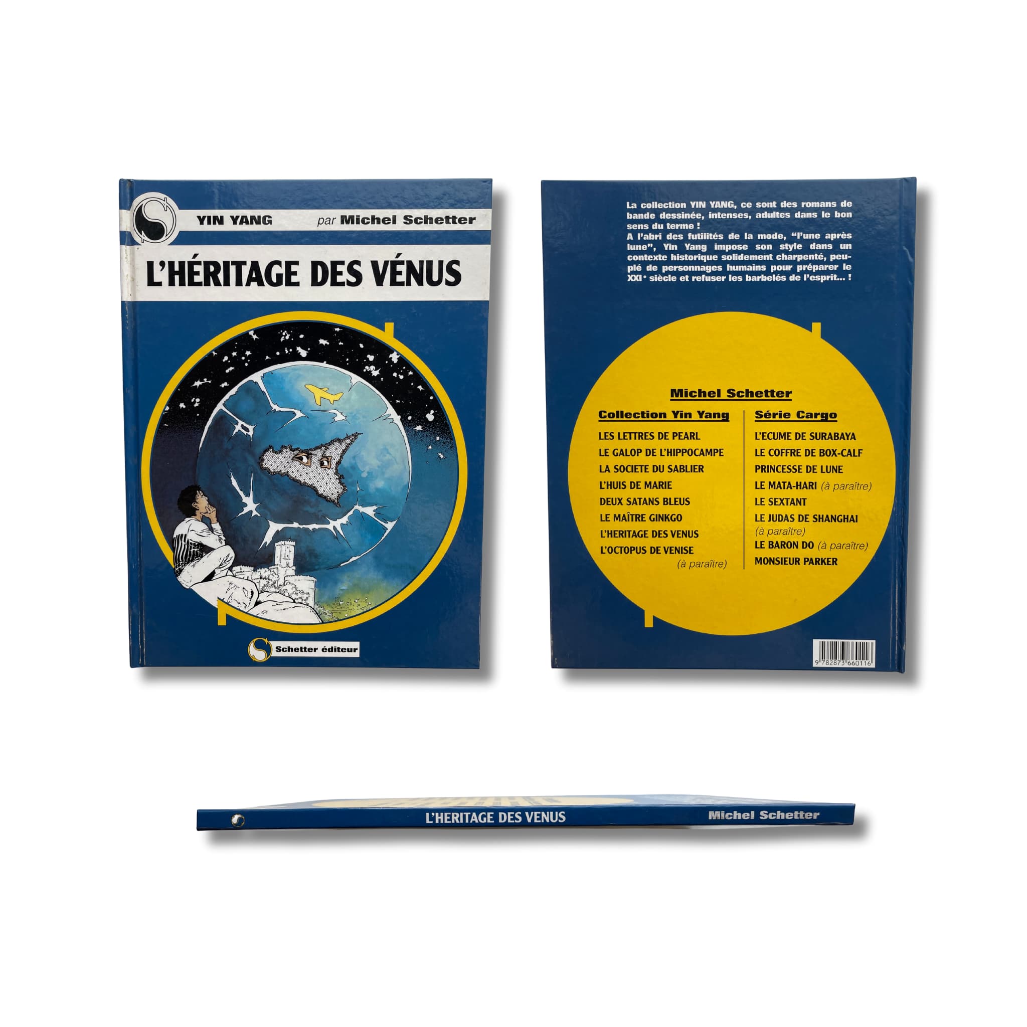 L'héritage Des vénus, dédicace en couleur signée par Michel Schetter — EO 2002