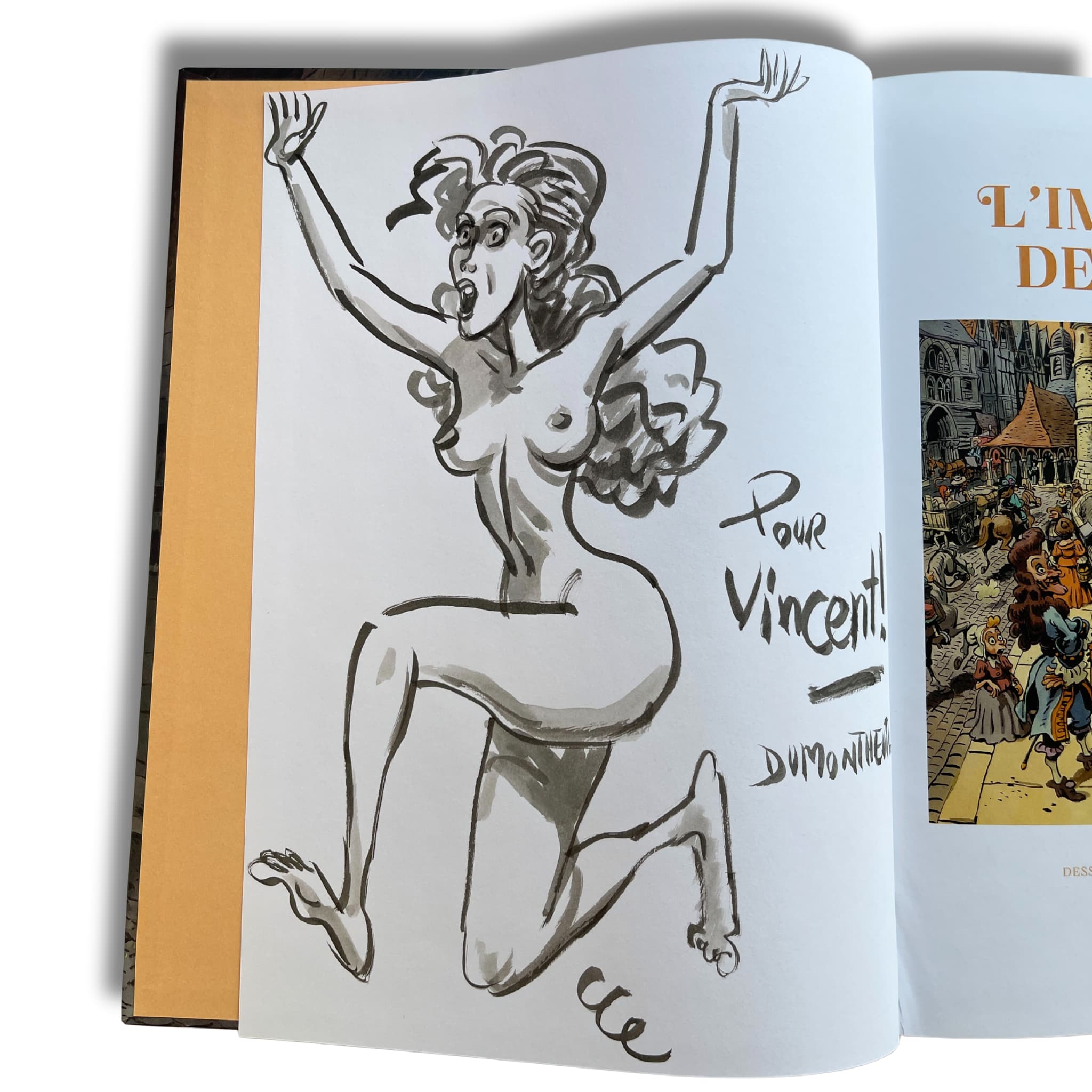 L'impudence des chiens, dédicace de Dumontheuil - EO 2022