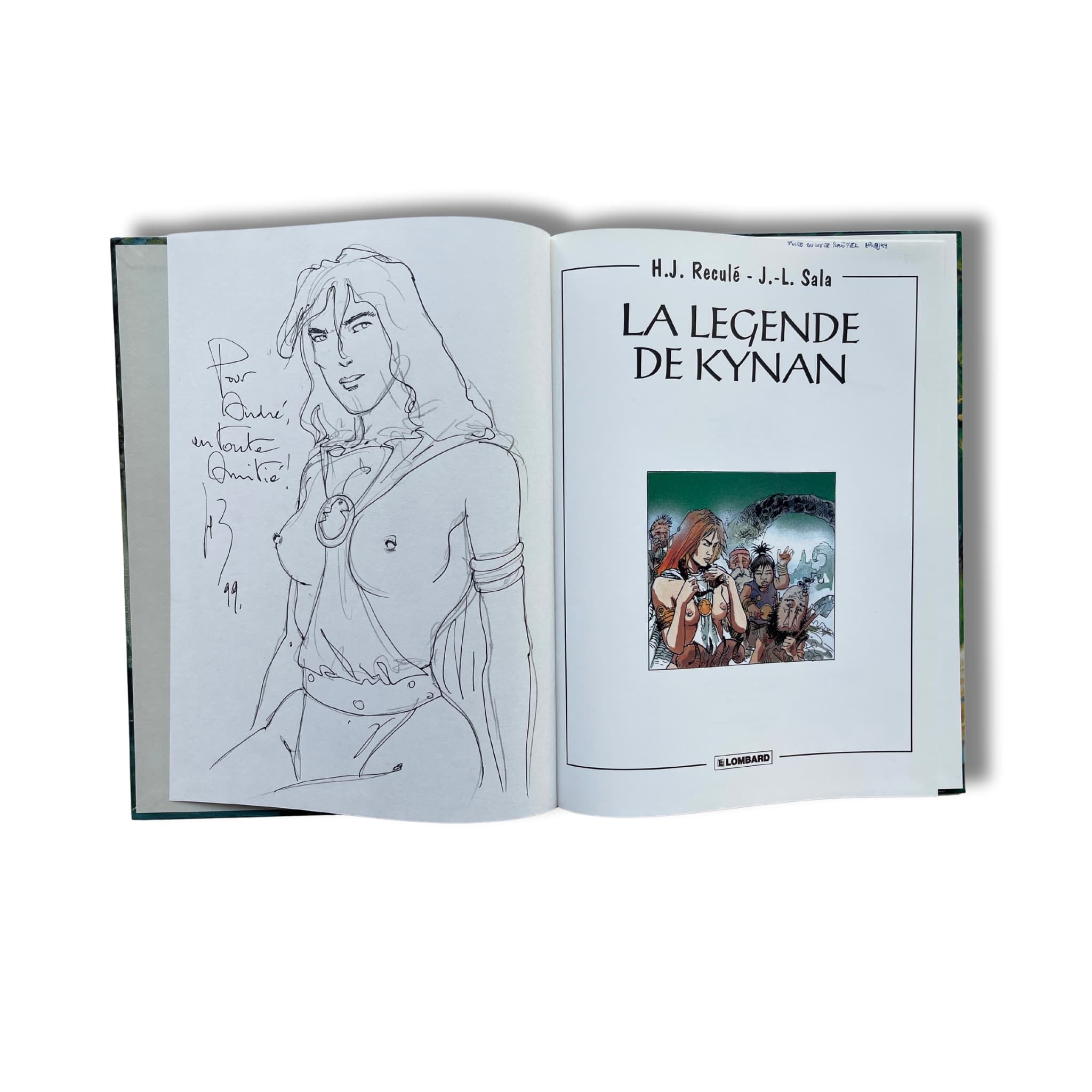 La Legende de Kynan, avec dédicace de H.J. Reculé — EO 1993