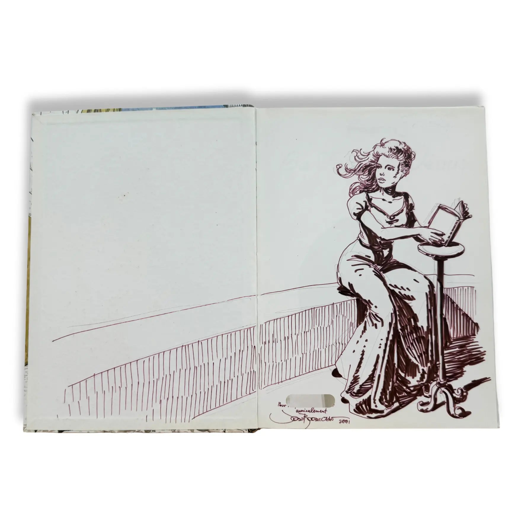 La Table de Vénus Tome 1 - Dédicace de Roosevelt - EO 2001