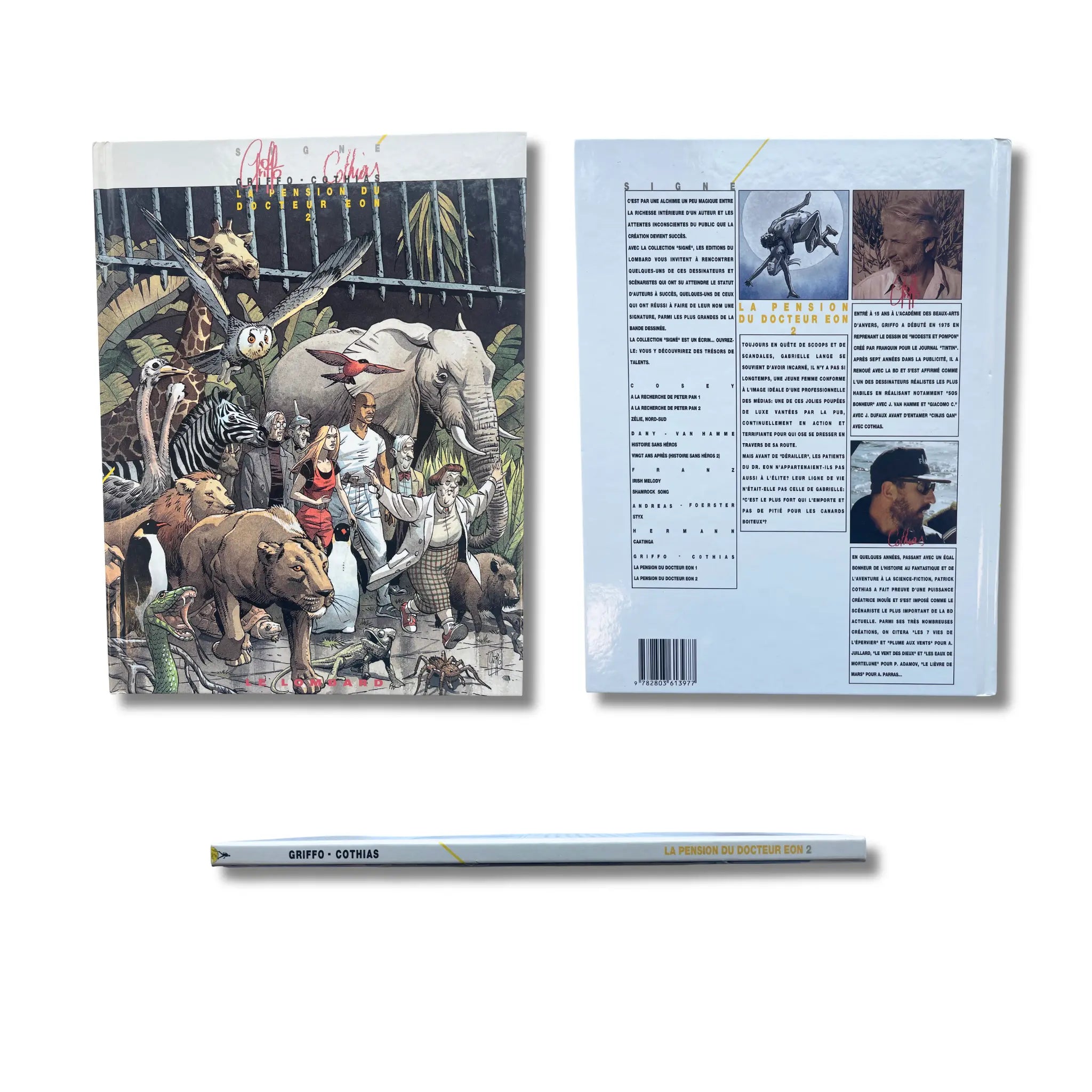La pension du Docteur Eon 2 - Dédicace en couleur de Griffo avec ex-libris numéroté - EO 1999