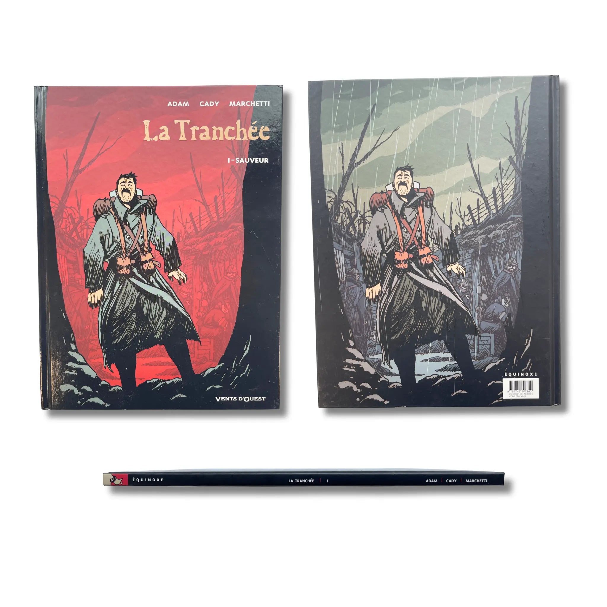 La tranchée - 1. Sauveur, dédicace, signée par Christophe Marchetti avec ex-libris signé — EO 2006