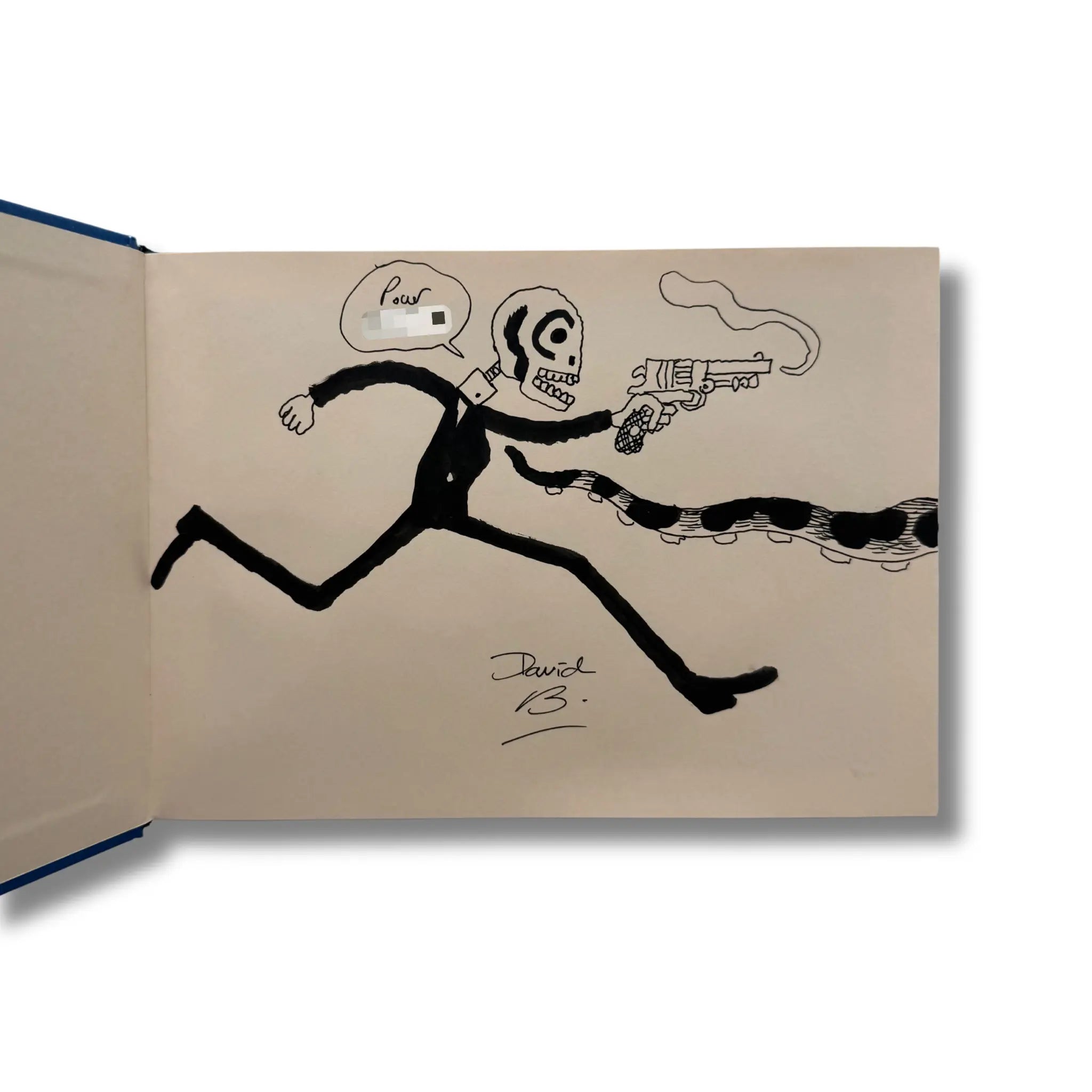 Le Mort Détective - Dédicace de David B. avec ex-libris - 2019