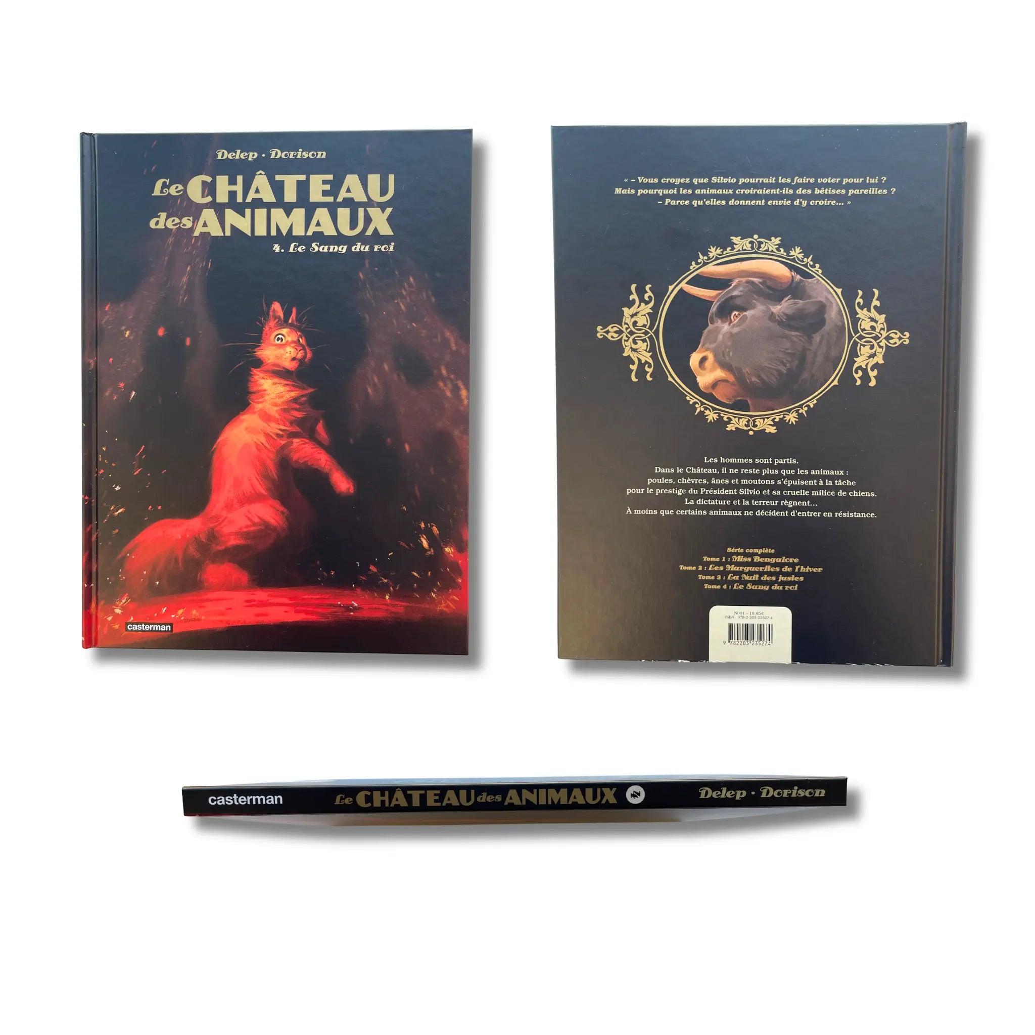 Le château des Animaux - 4. Le Sang du roi, dédicace signée par Félix Delep, avec La Gazette — EO 2025