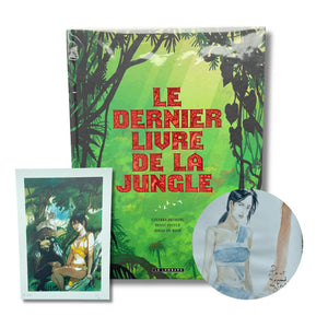 Le dernier livre de la jungle - INT, dédicace en couleur signée par Henri Reculé, avec ex-libris signé — EO 2012