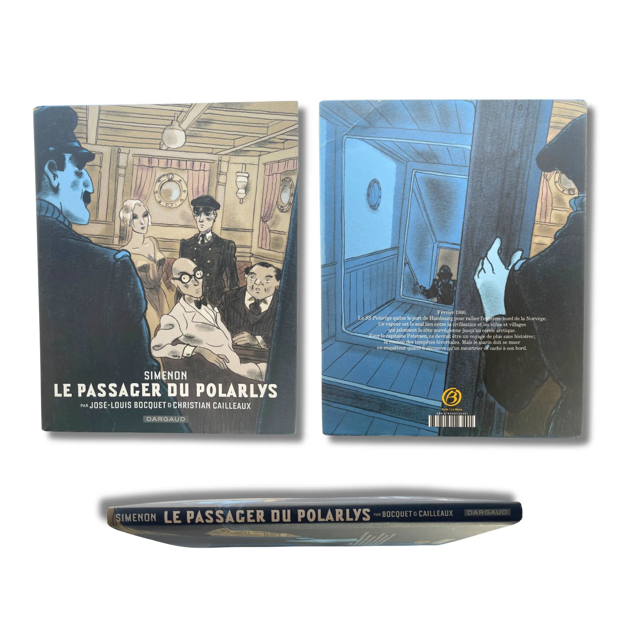 Le Passager du Polarlys – Édition spéciale 2023, dédicace signée par Cailleaux, avec deux ex-libris signés