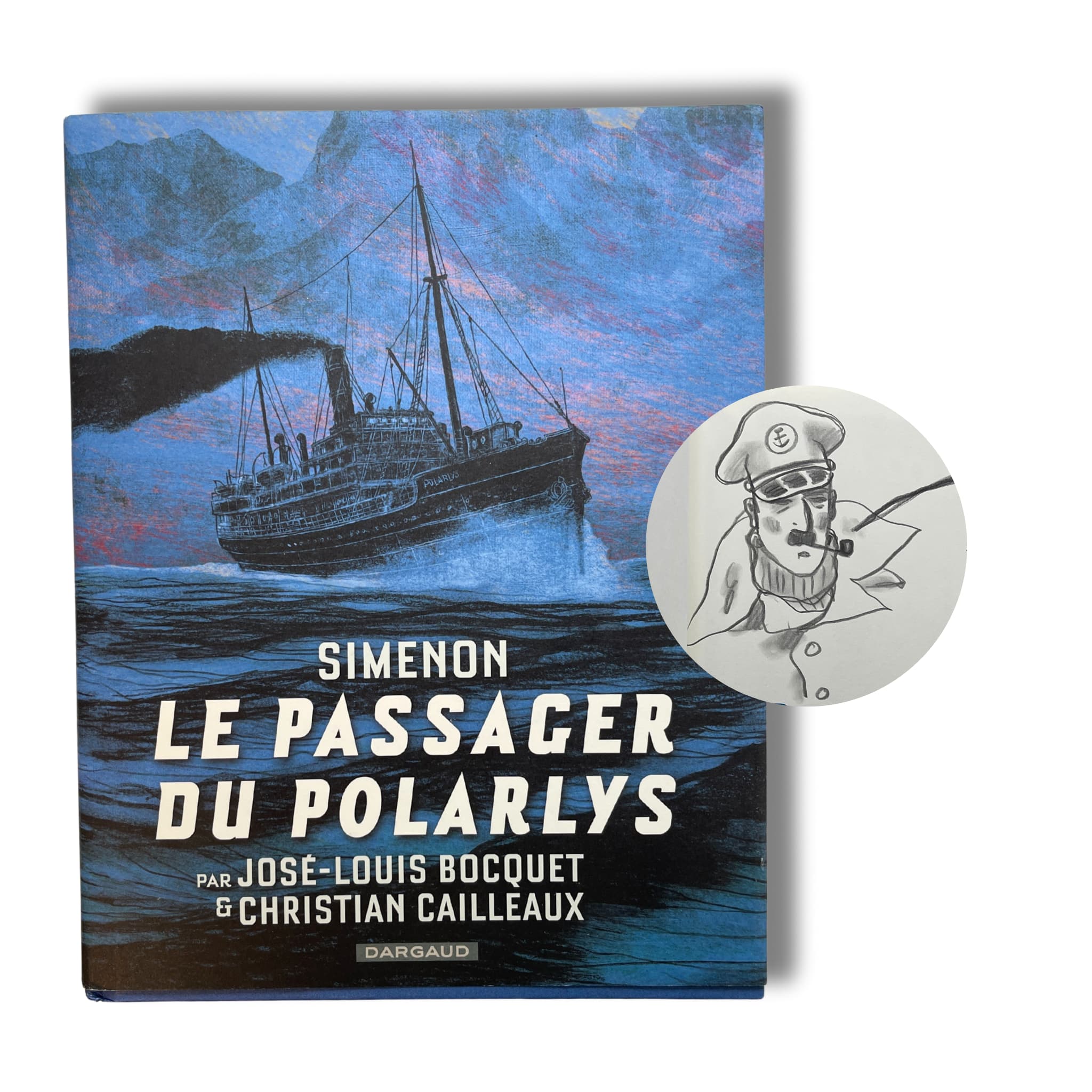 Le passager du Polarlys - Dédicace de Cailleaux avec ex-libris - EO 2023