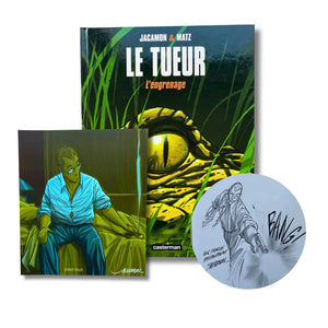 Le tueur - 2. L'engrenage - Dédicace signée de Jacamon avec ex-libris signé et numéroté - EO 2000