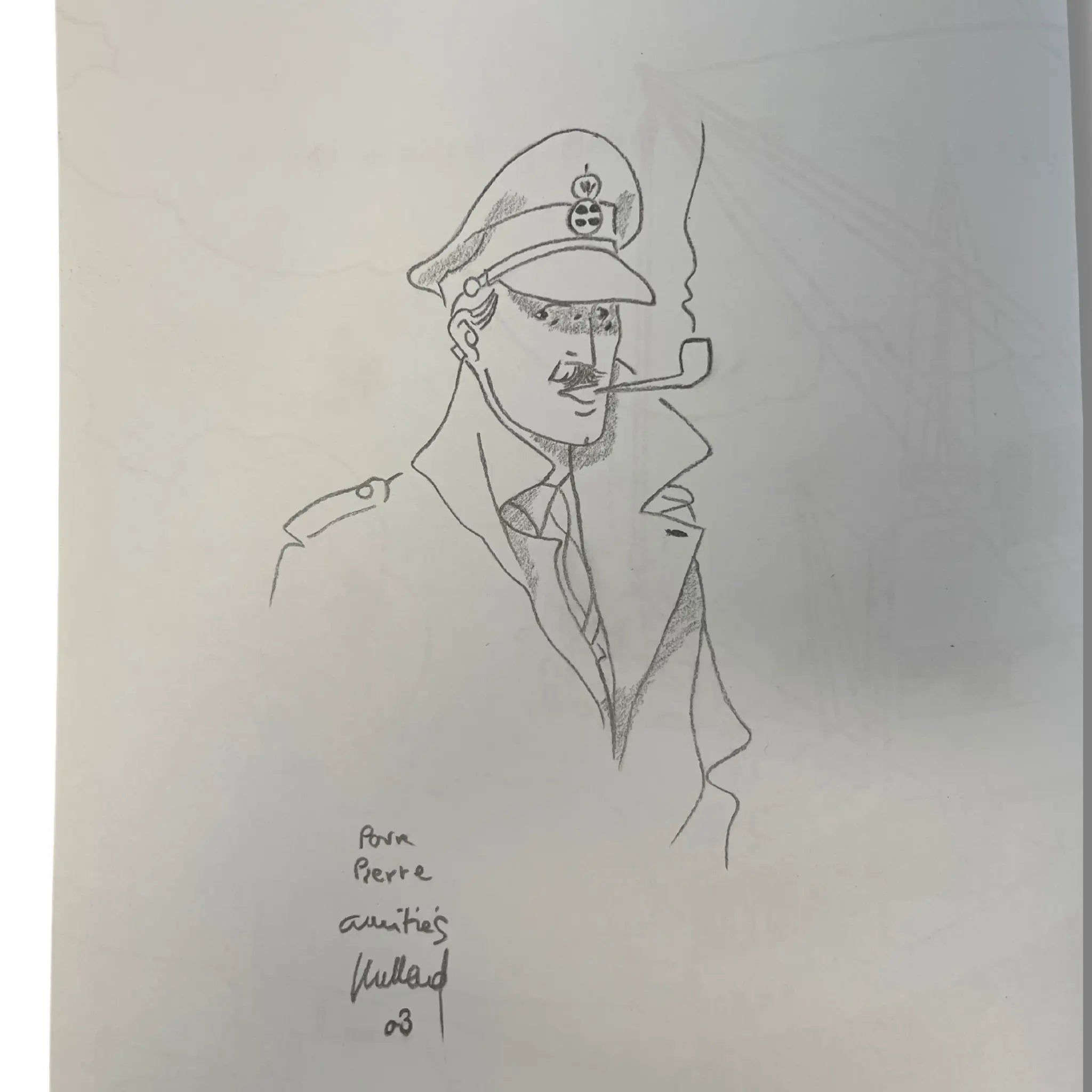 Les aventures de Blake et Mortimer : Les Sarcophages du 6e continent, T1 - Dédicace de Juillard avec ex-libris signé- EO 2003