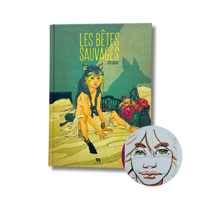 Les bêtes sauvages, dédicace en couleur, signée par Loïc Godart  — EO 2019