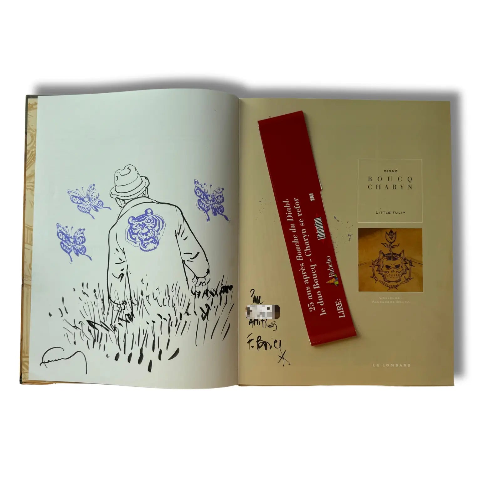 Little Tulip – EO 2014 dédicacée en couleur par François Boucq