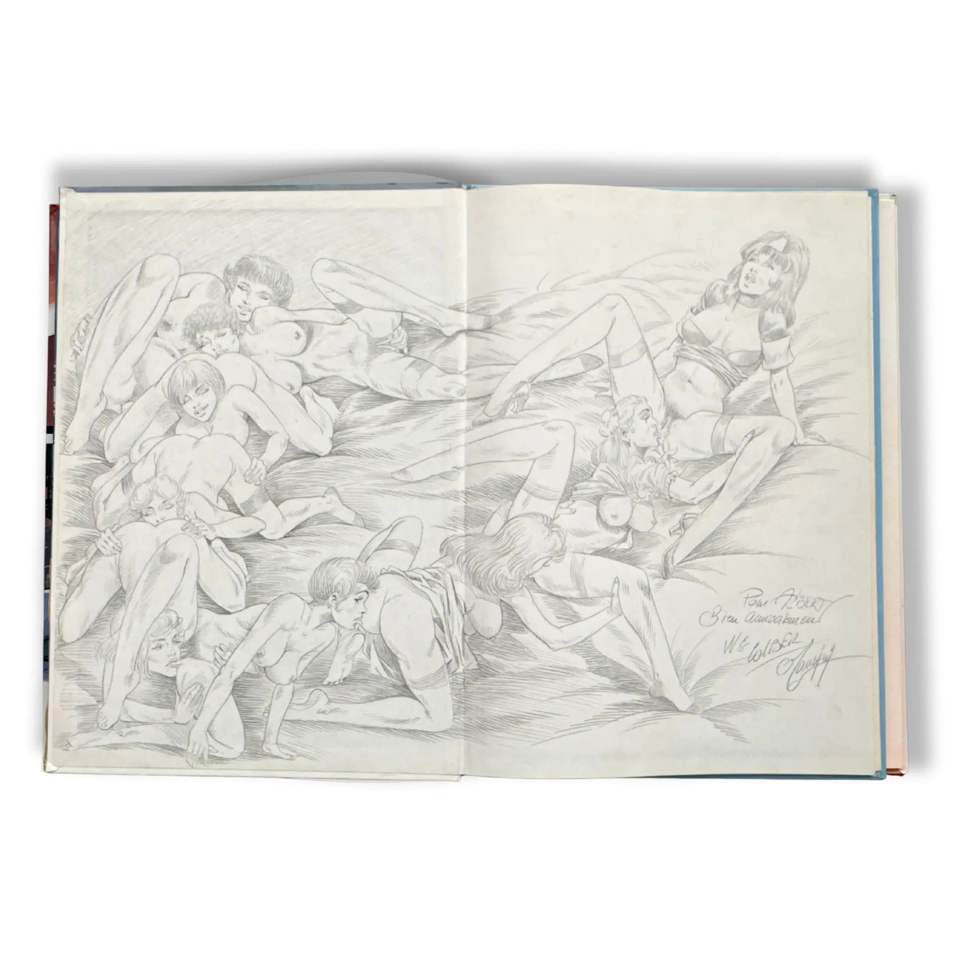 Lydia soubrette de luxe - Dédicace sur les 2 page par colber - EO 1991