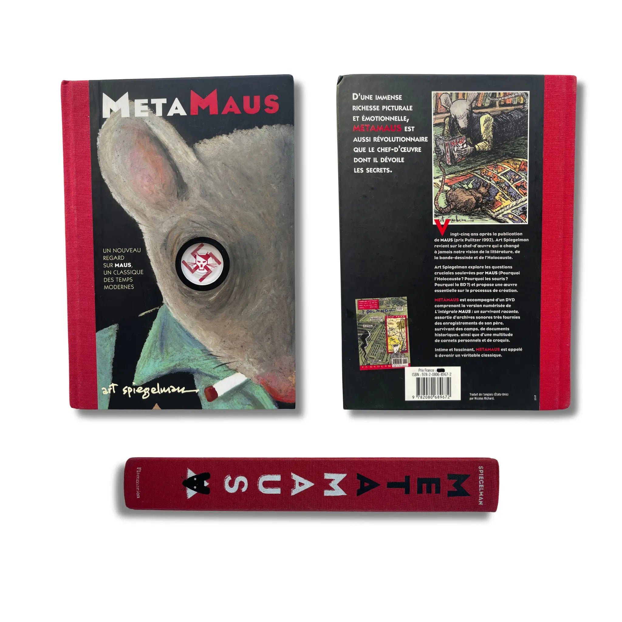 MetaMAUS - Dédicace de Art Spiegelman avec DVD et deux ex-libris - EO 2012